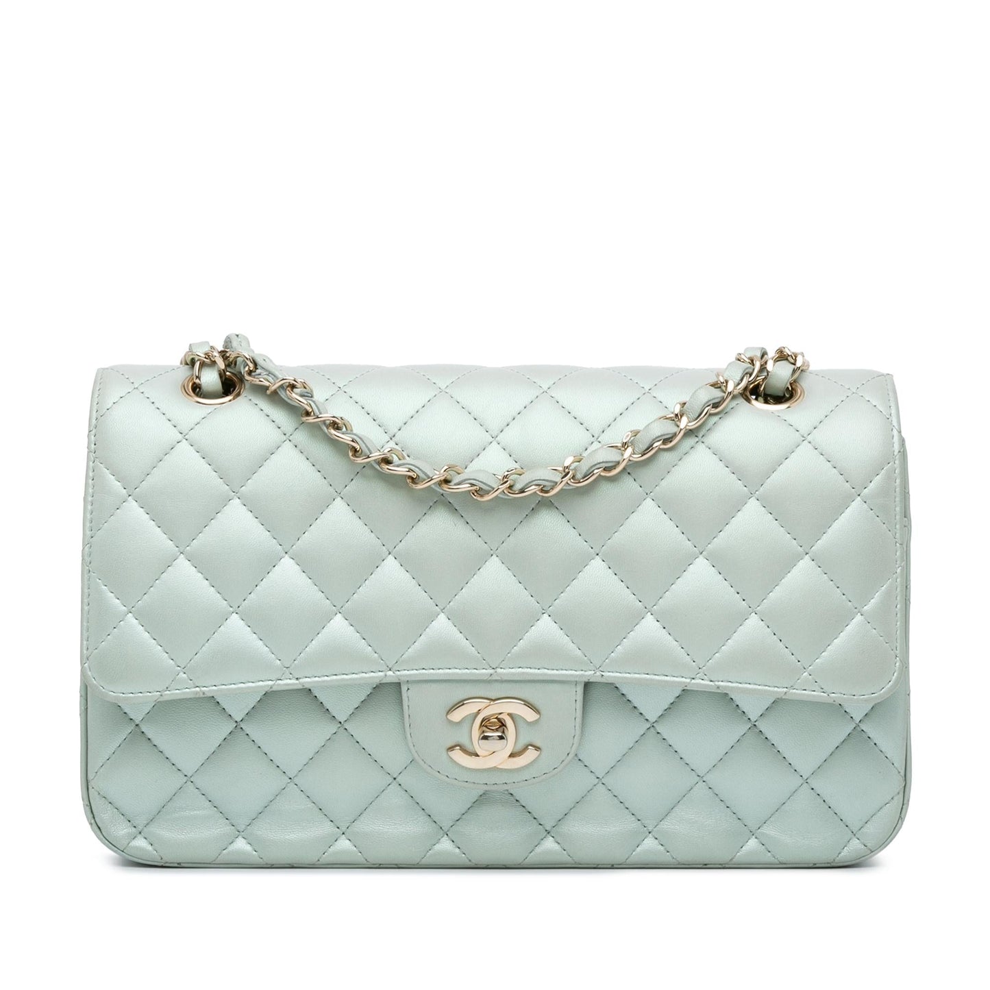 Chanel Classic Iridescent Lambskin Double Flap SHG-Ob6y5v Handbag