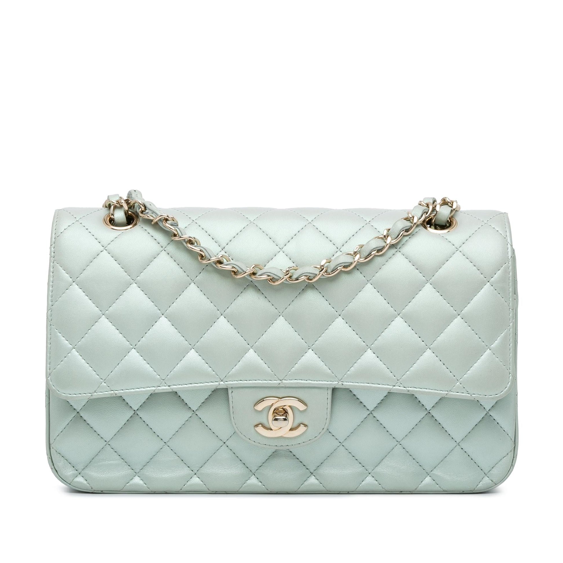 Chanel Classic Iridescent Lambskin Double Flap SHG-Ob6y5v Handbag