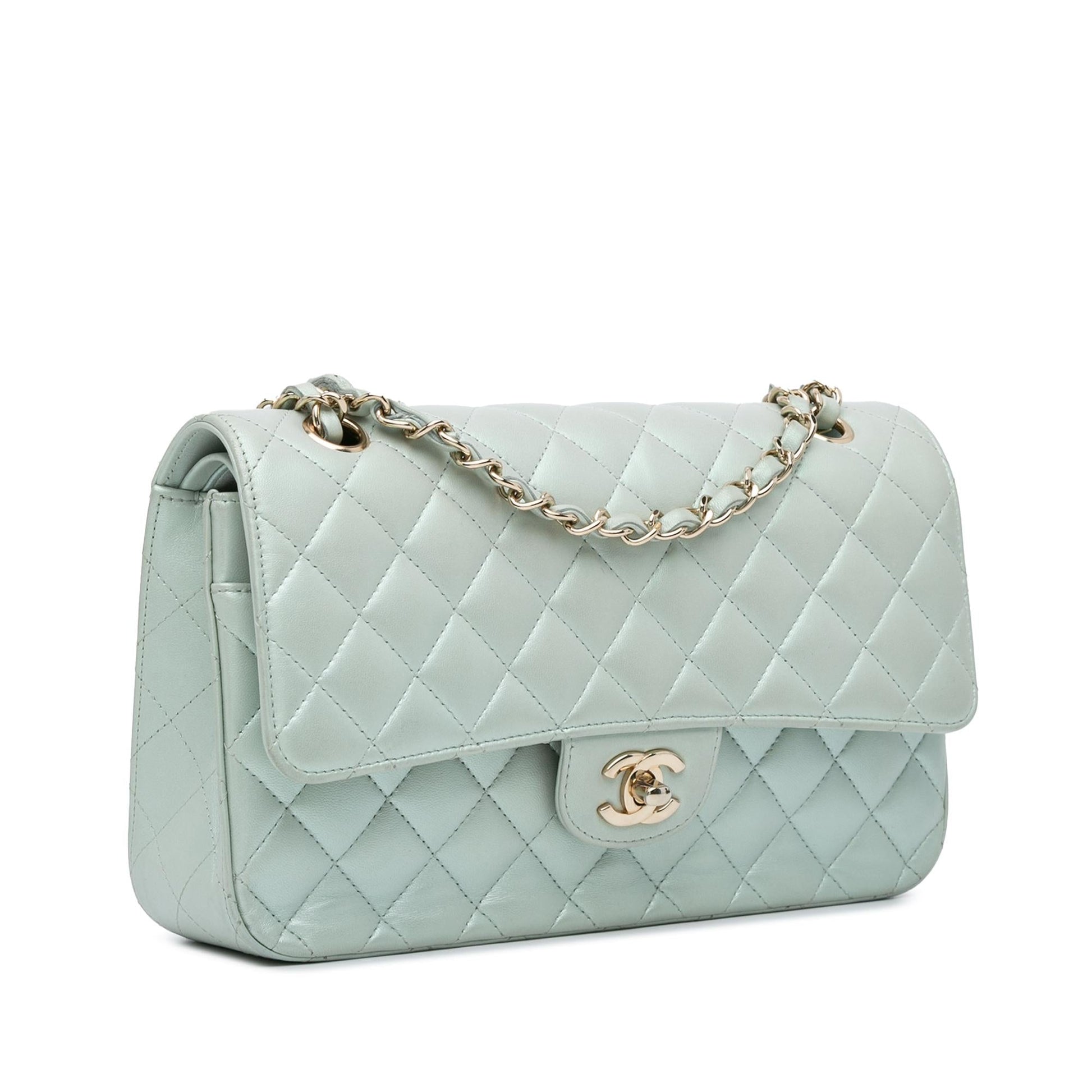 Chanel Classic Iridescent Lambskin Double Flap SHG-Ob6y5v Handbag