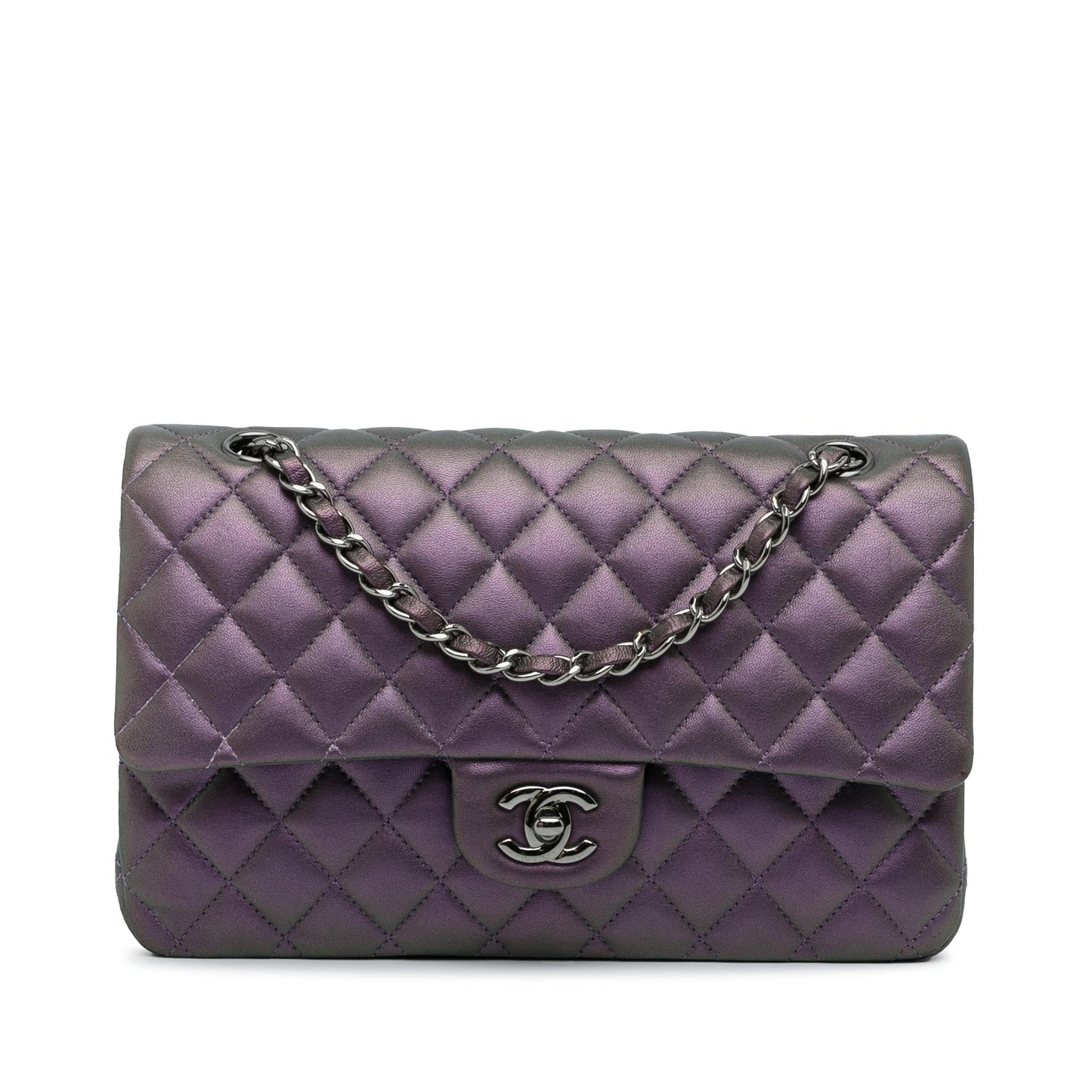 Chanel Classic Iridescent Lambskin Double Flap SHG-66SdYg Handbag
