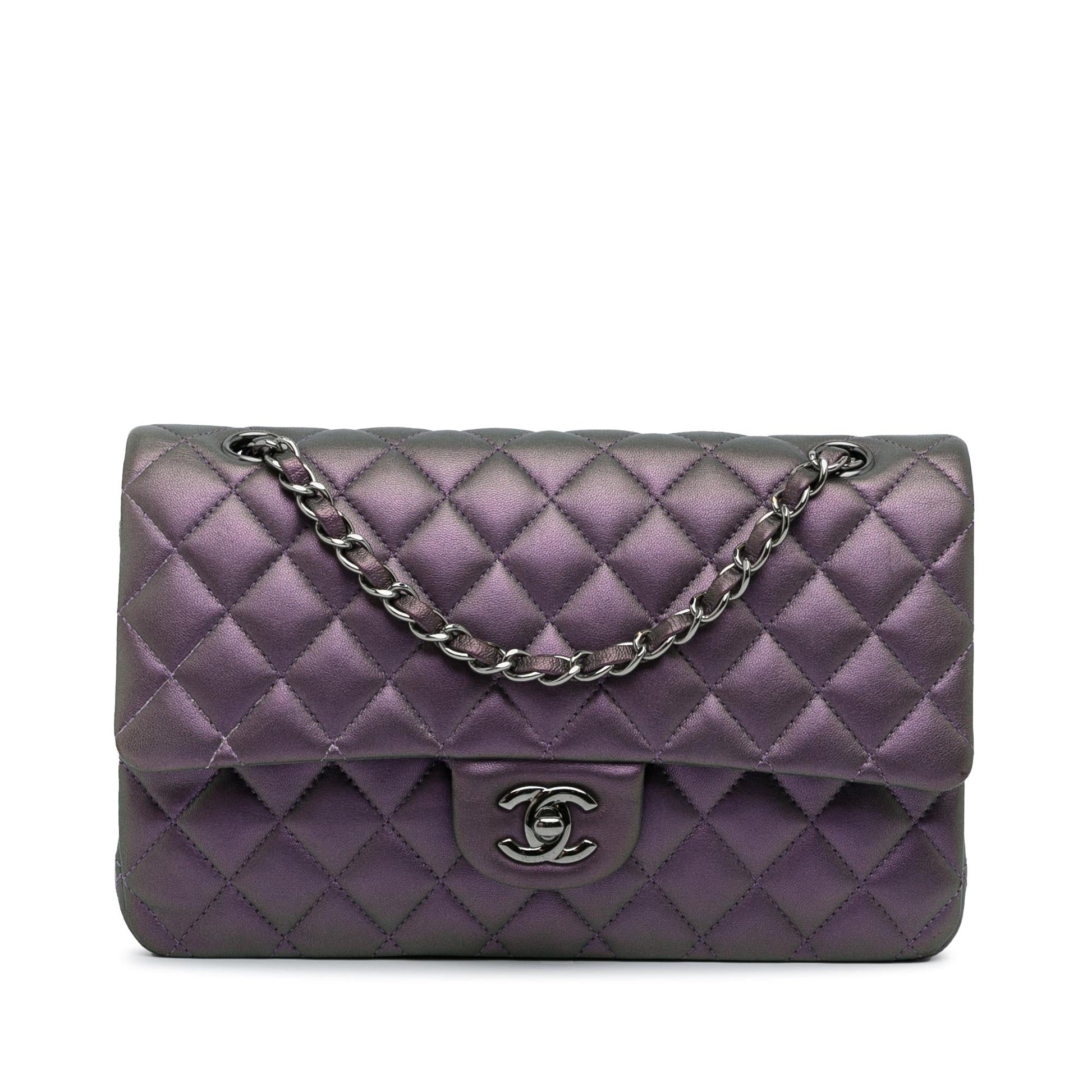 Chanel Classic Iridescent Lambskin Double Flap SHG-66SdYg Handbag