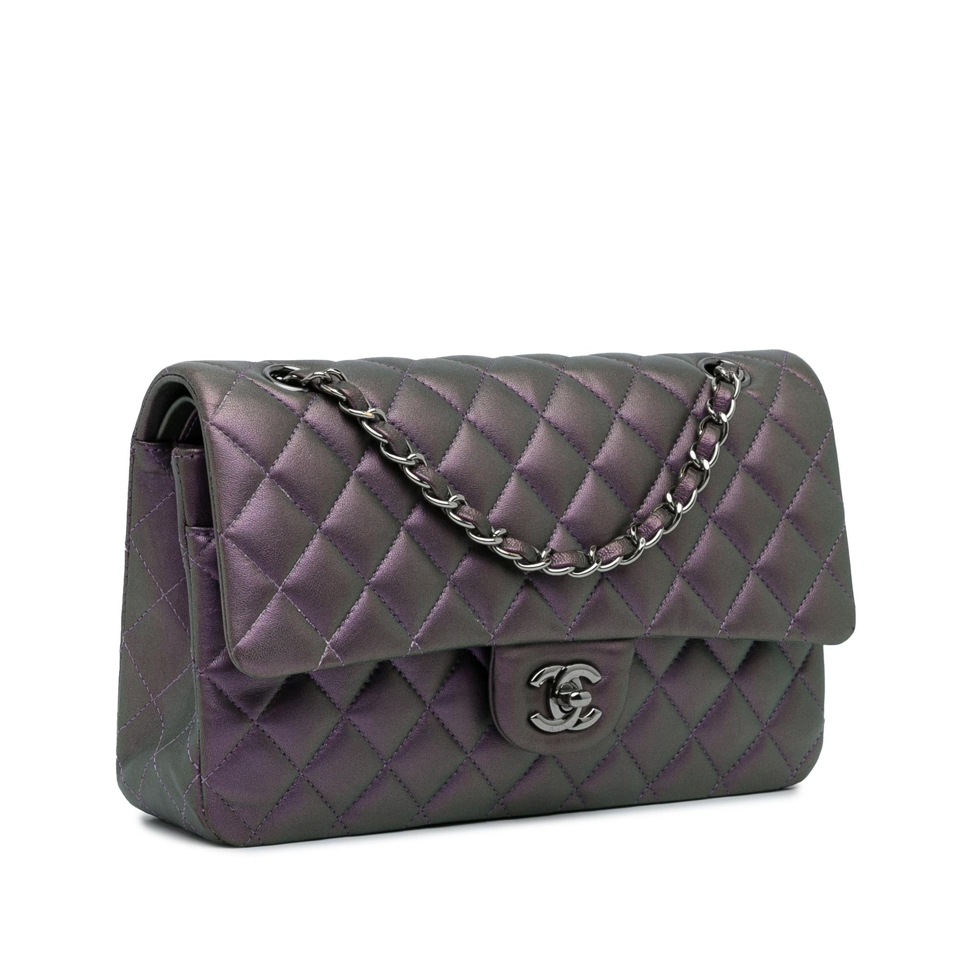 Chanel Classic Iridescent Lambskin Double Flap SHG-66SdYg Handbag