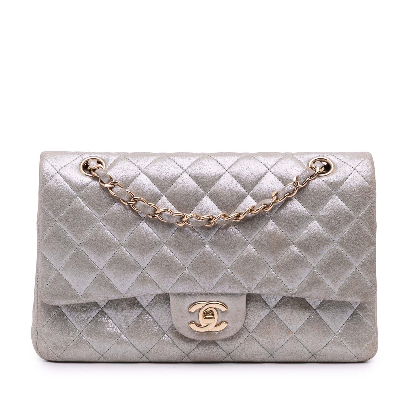 Chanel Classic Iridescent Lambskin Double Flap Handbag