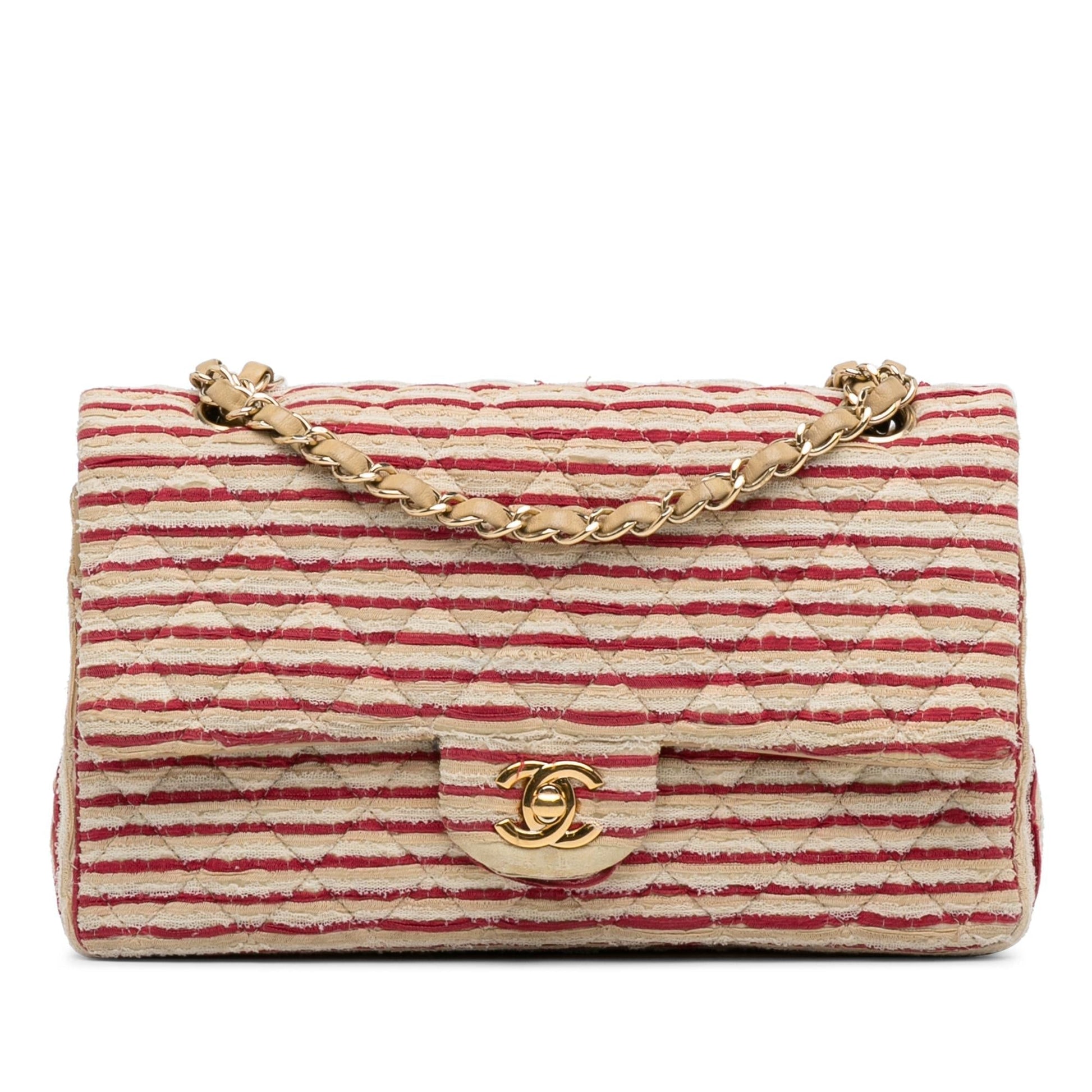 Chanel Medium Classic Jersey Coco Sailor Double Flap (Shg-Wasskk) Bag