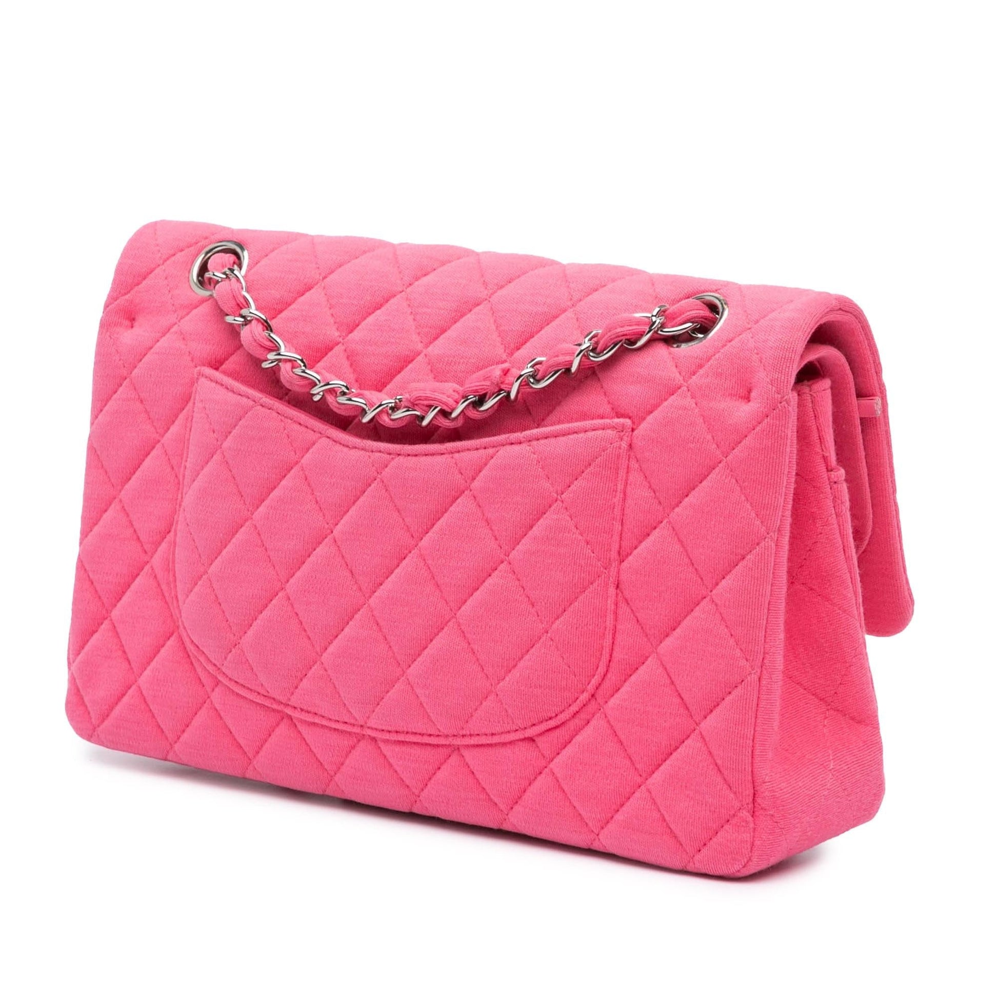 Chanel Classic Jersey Double Flap Handbag