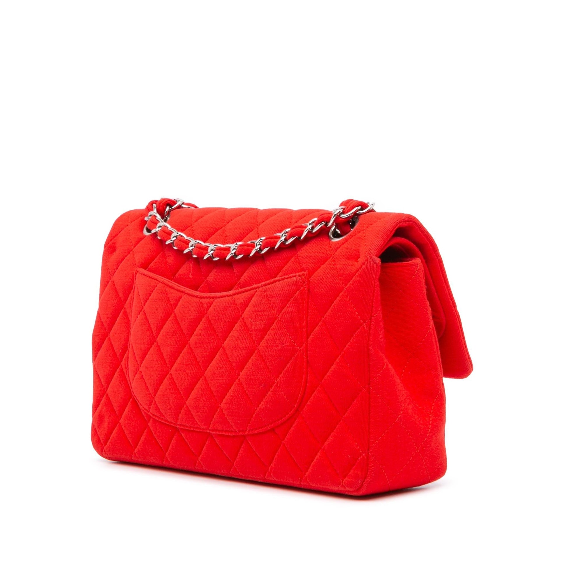 Chanel Classic Jersey Double Flap Handbag Shg 1Ces1P
