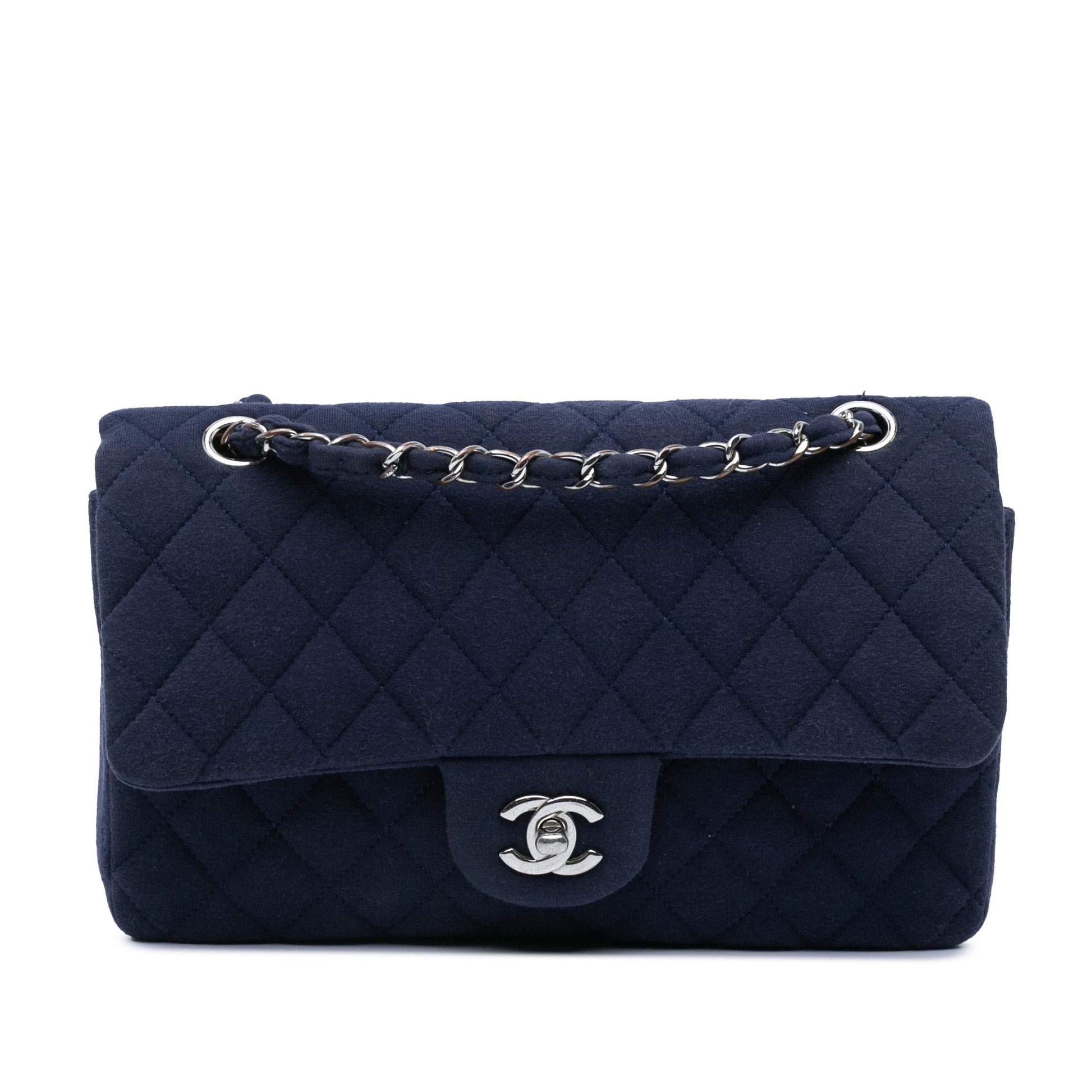 Chanel Classic Jersey Double Flap Handbag Double Flap