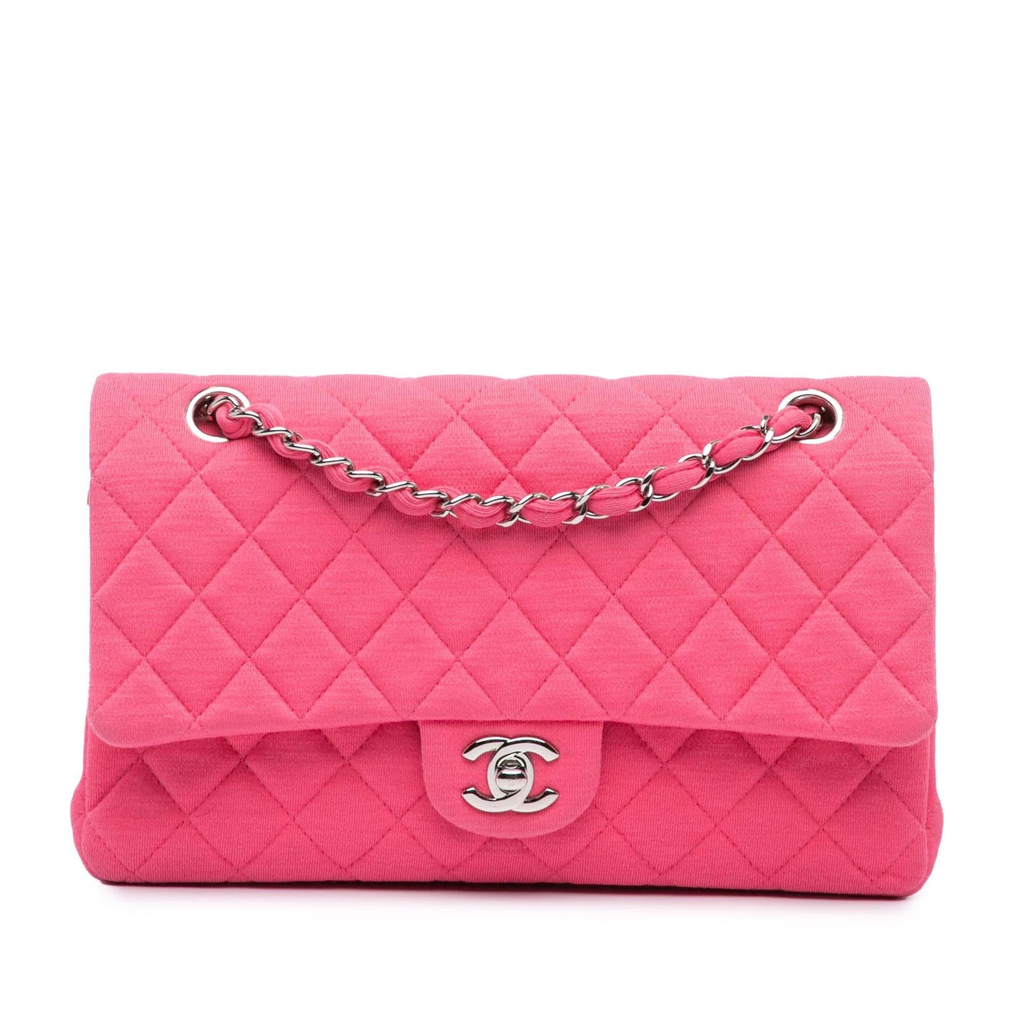 Chanel Classic Jersey Double Flap Handbag Flap 1