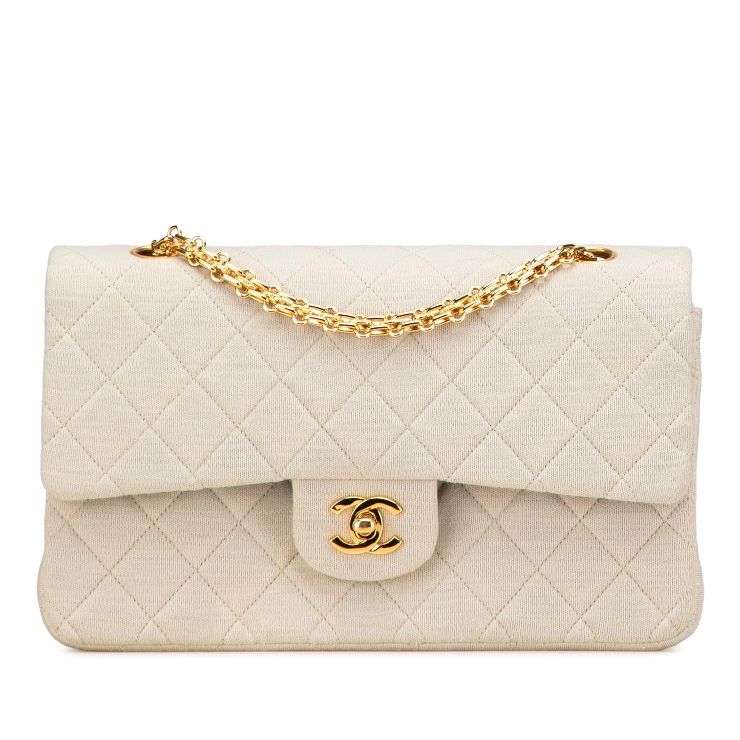 Chanel Classic Jersey Double Flap Handbag Flap 2