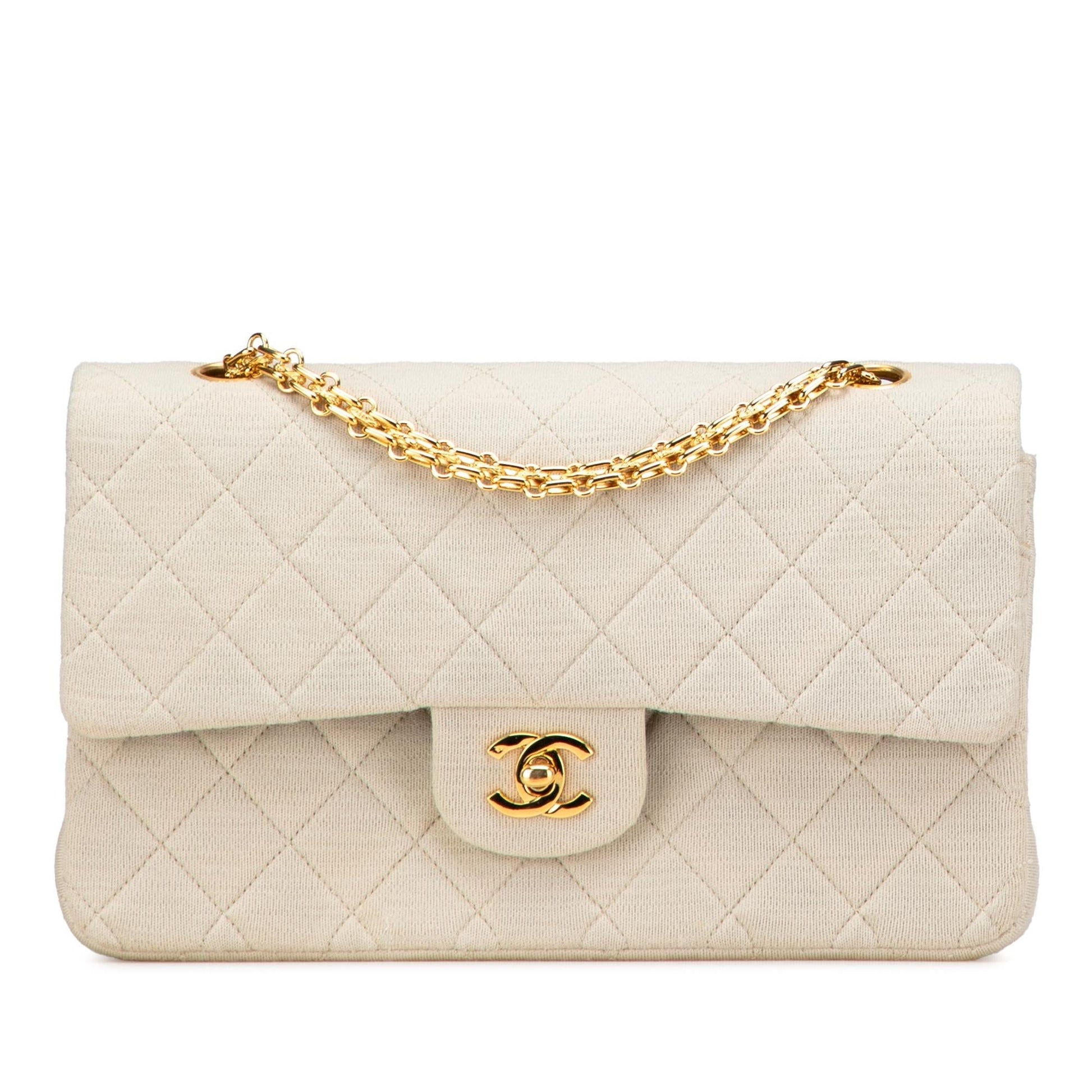 Chanel Classic Jersey Double Flap Handbag Flap 2