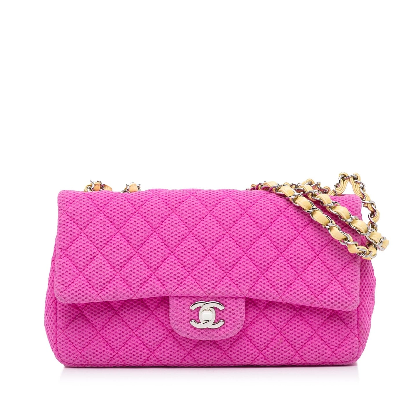 Chanel Classic Jersey Single Flap SHG-C2De9X Handbag