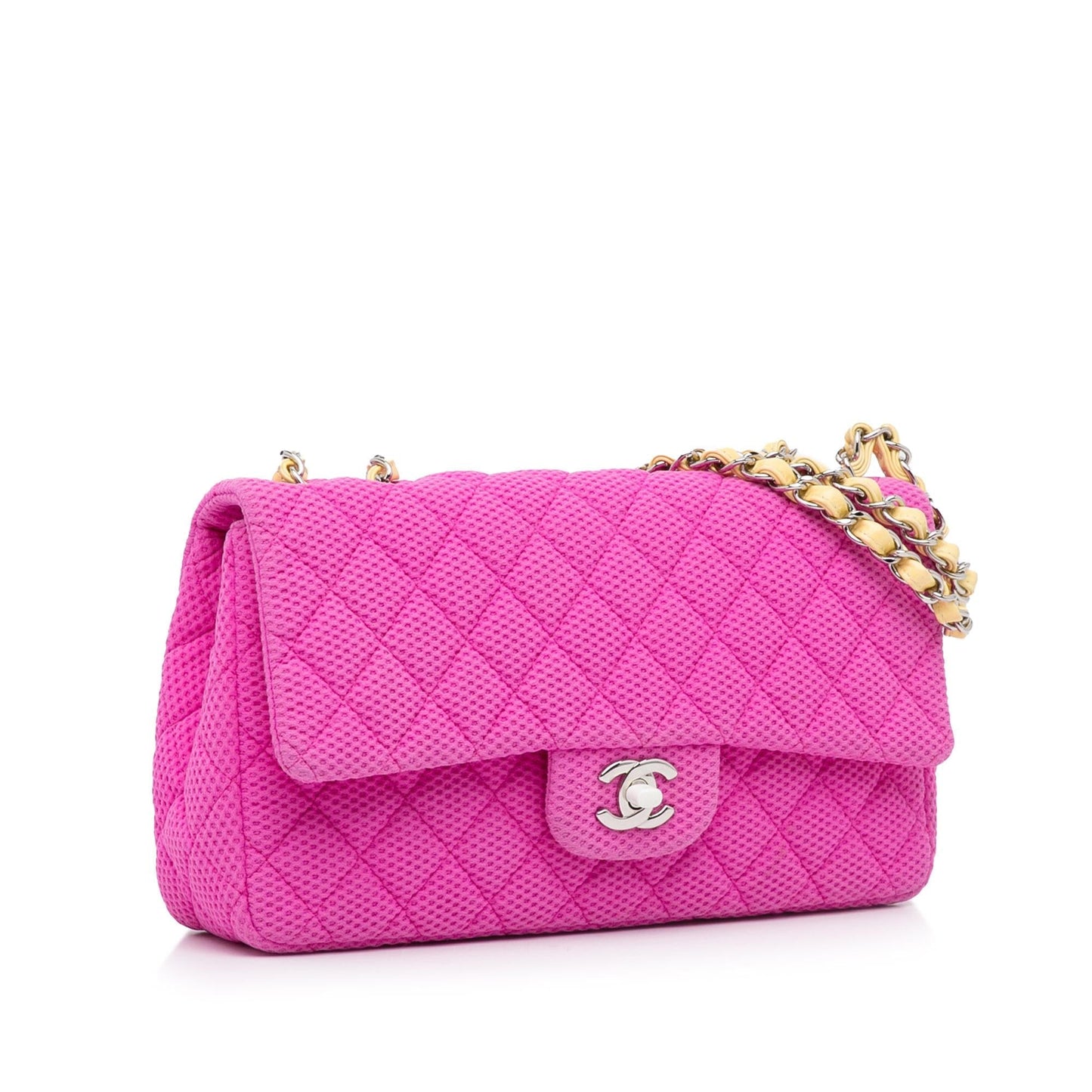 Chanel Classic Jersey Single Flap SHG-C2De9X Handbag
