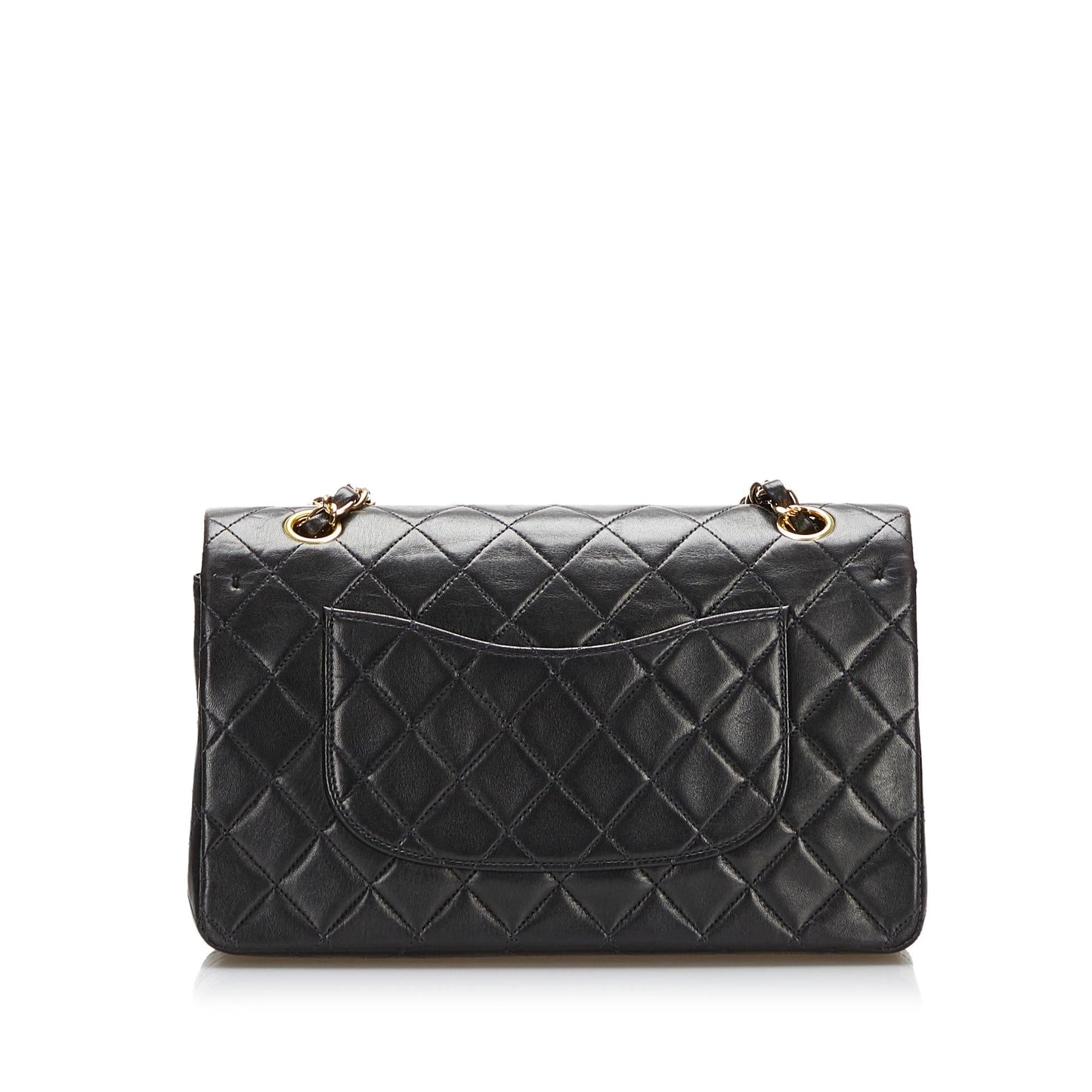 Chanel Classic Lambskin Double Flap SHG Shoulder Bag 8