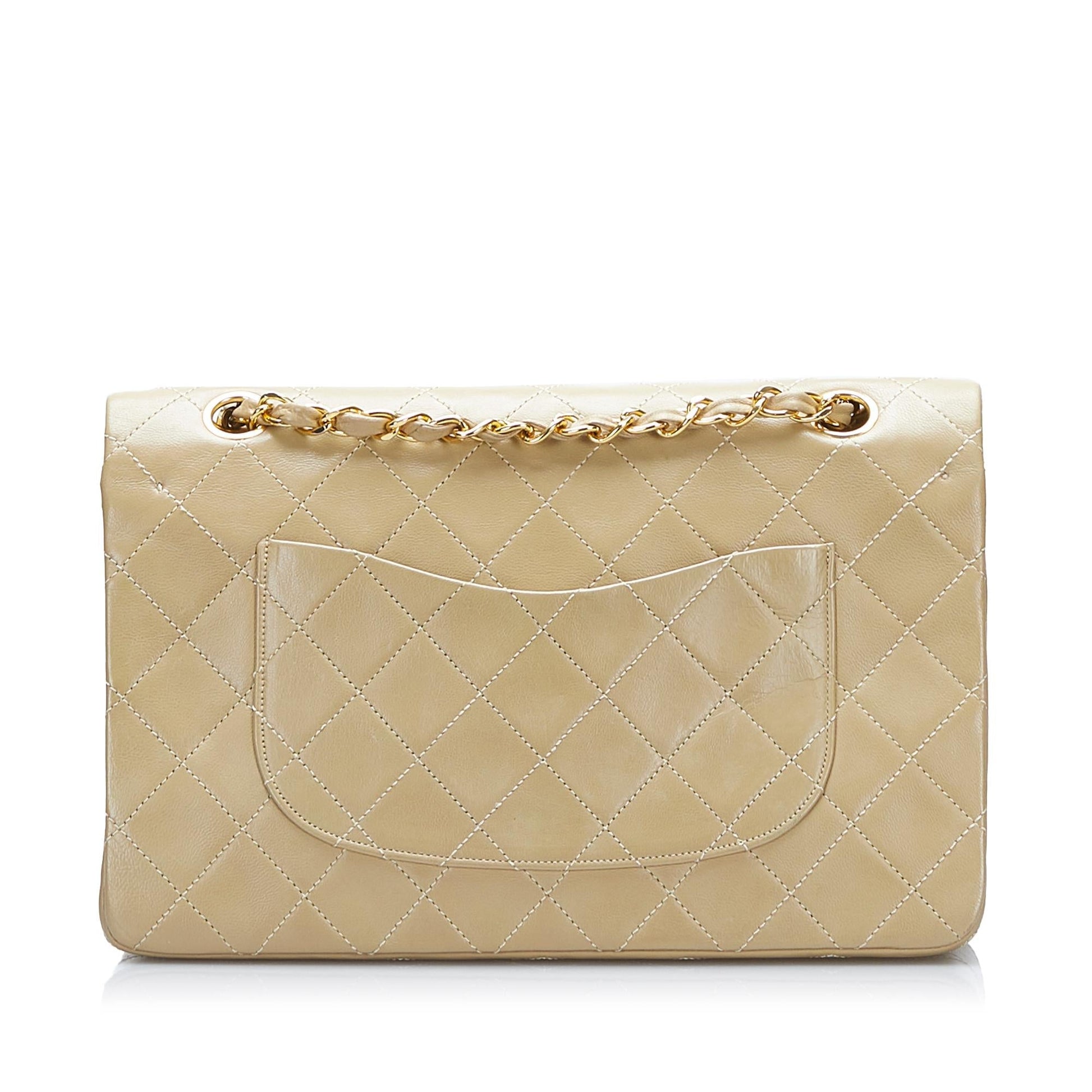 Chanel Classic Lambskin Double Flap SHG-hsVSEO Shoulder Bag