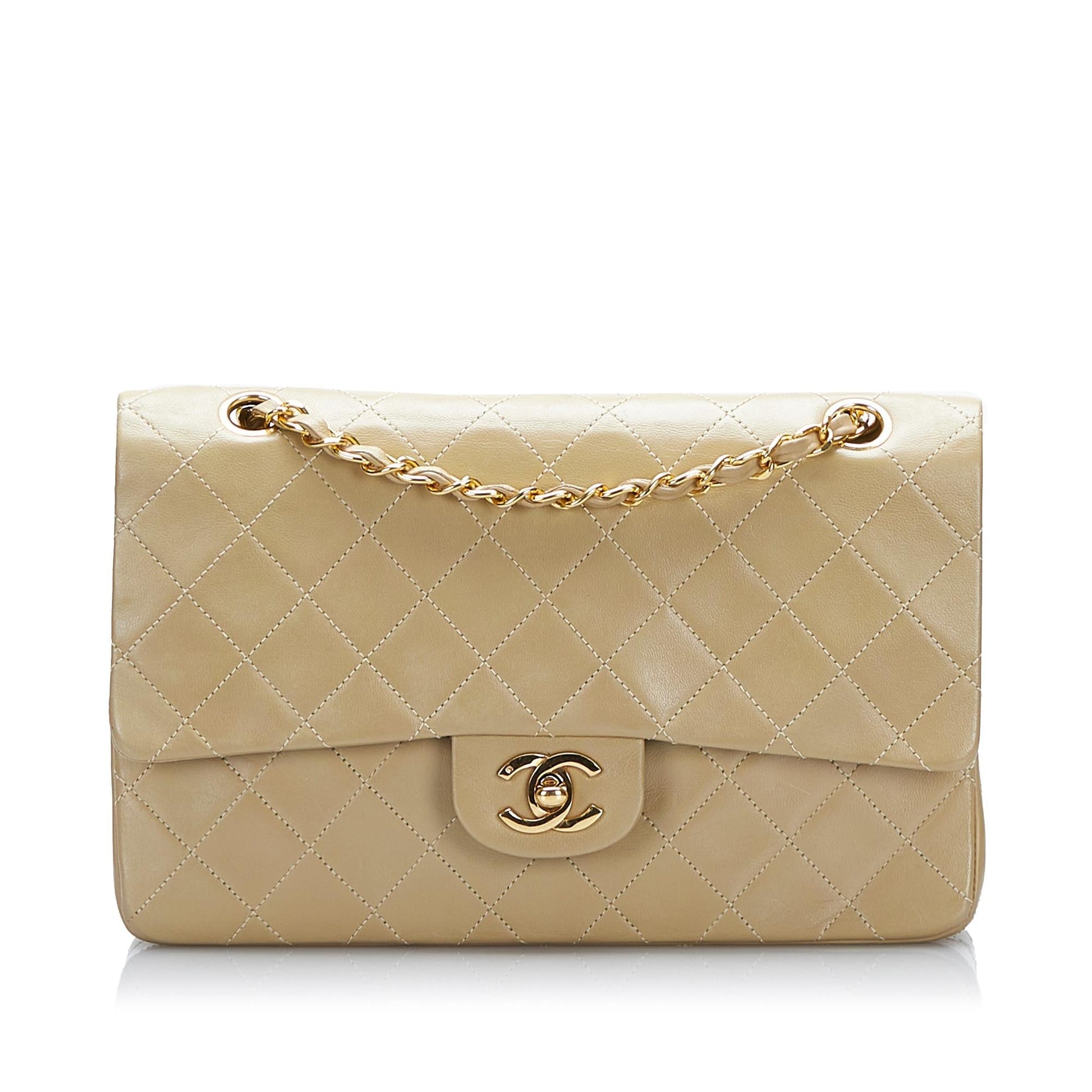 Chanel Classic Lambskin Double Flap SHG-hsVSEO Shoulder Bag