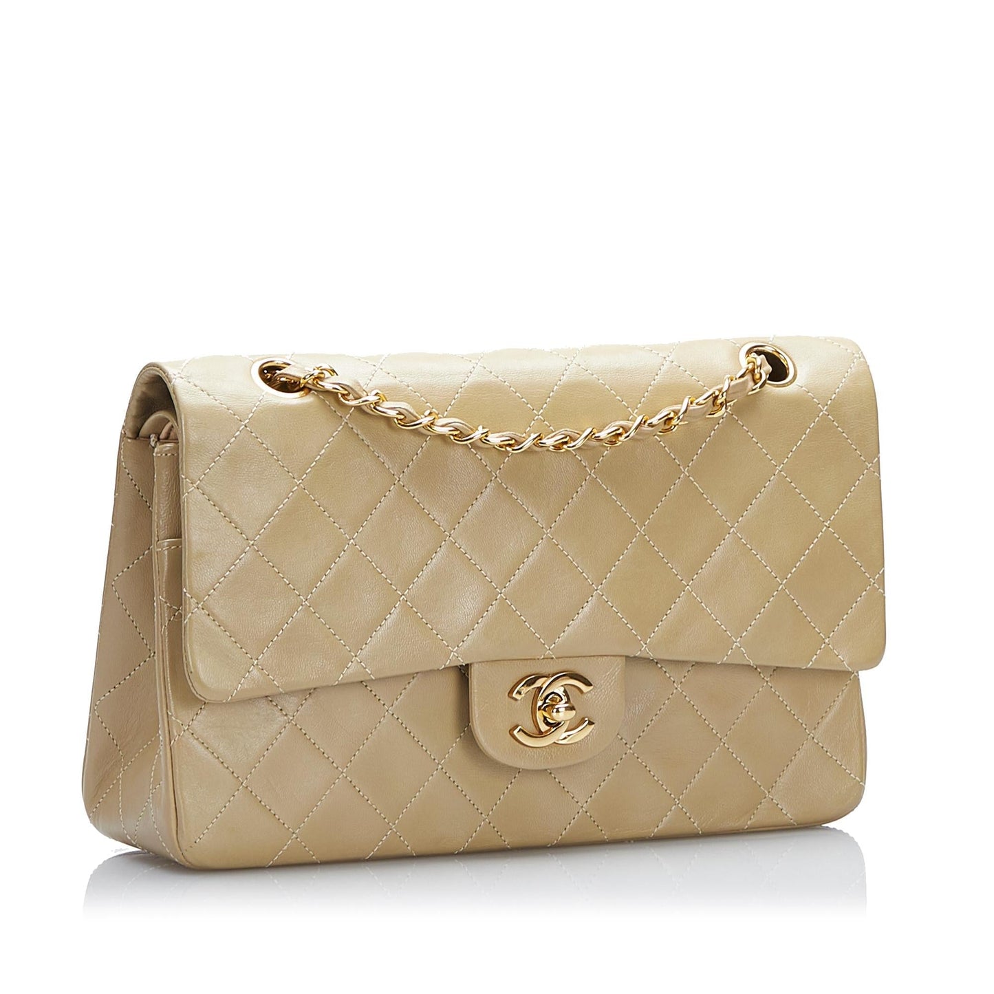 Chanel Classic Lambskin Double Flap SHG-hsVSEO Shoulder Bag