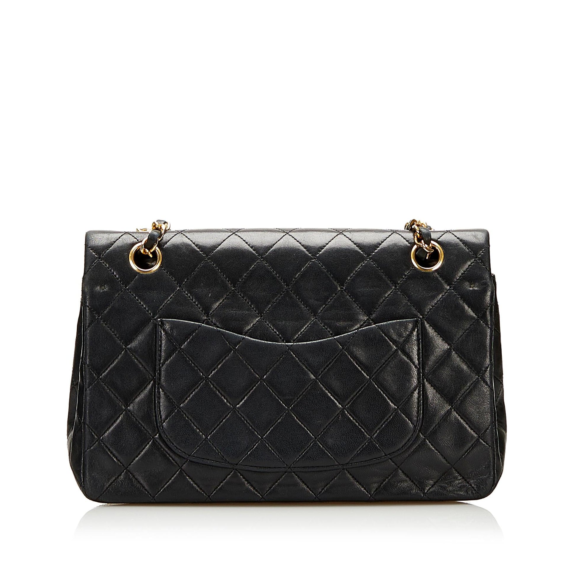 Chanel Classic Lambskin Double Flap SHG Handbag