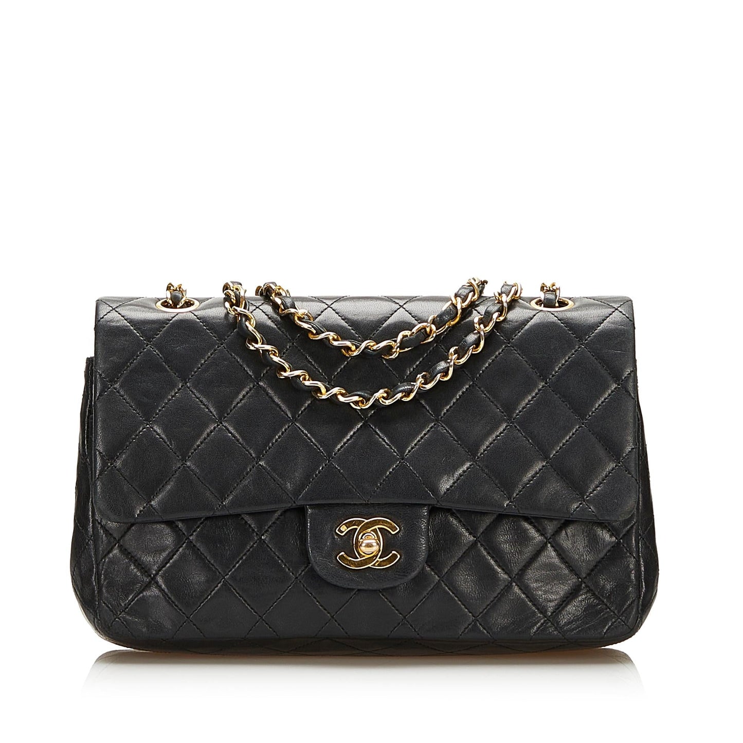 Chanel Classic Lambskin Double Flap SHG Handbag