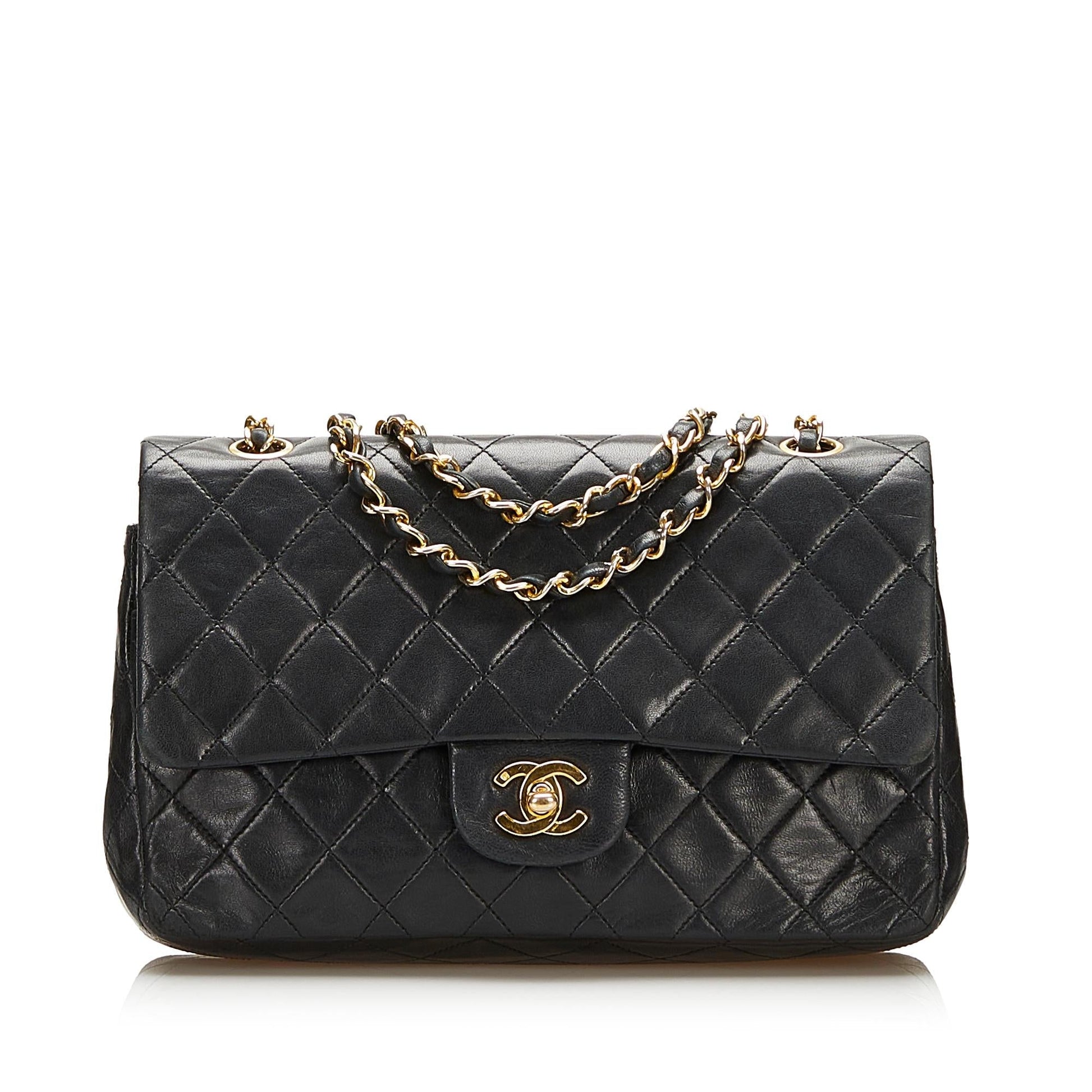 Chanel Classic Lambskin Double Flap SHG Handbag