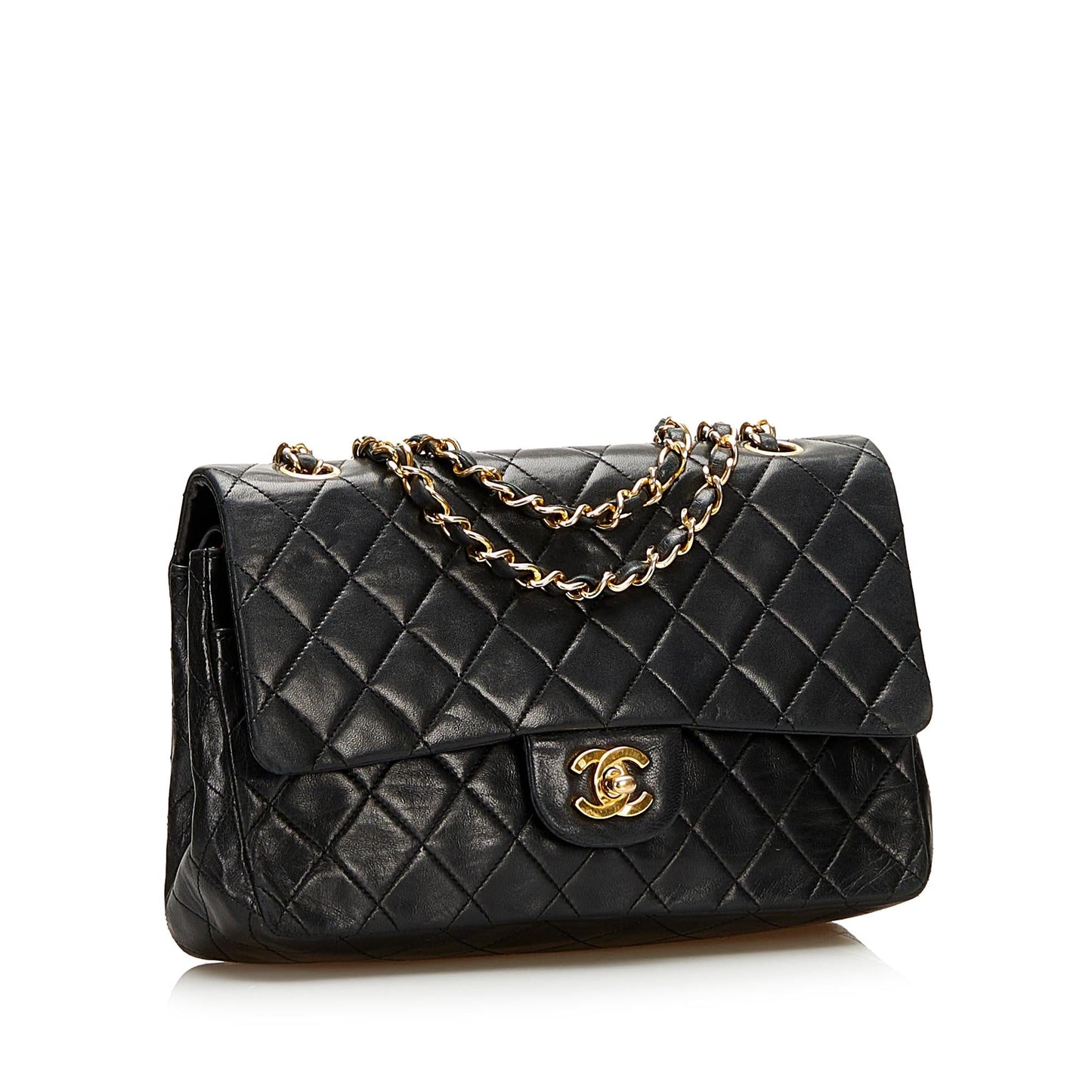Chanel Classic Lambskin Double Flap SHG Handbag