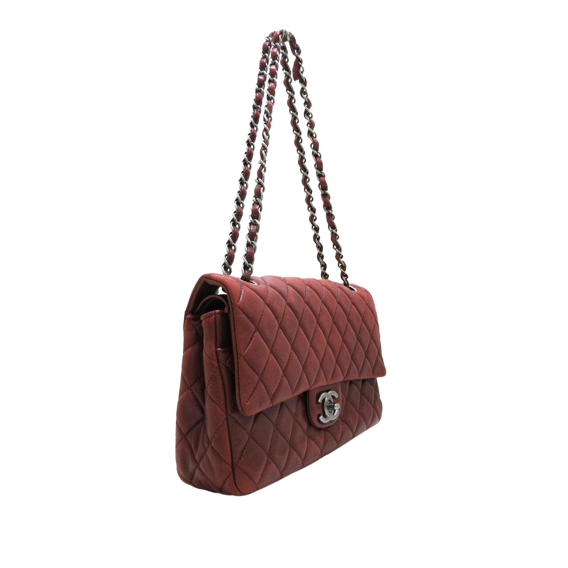 Chanel Classic Lambskin Double Flap SHG Handbag 3