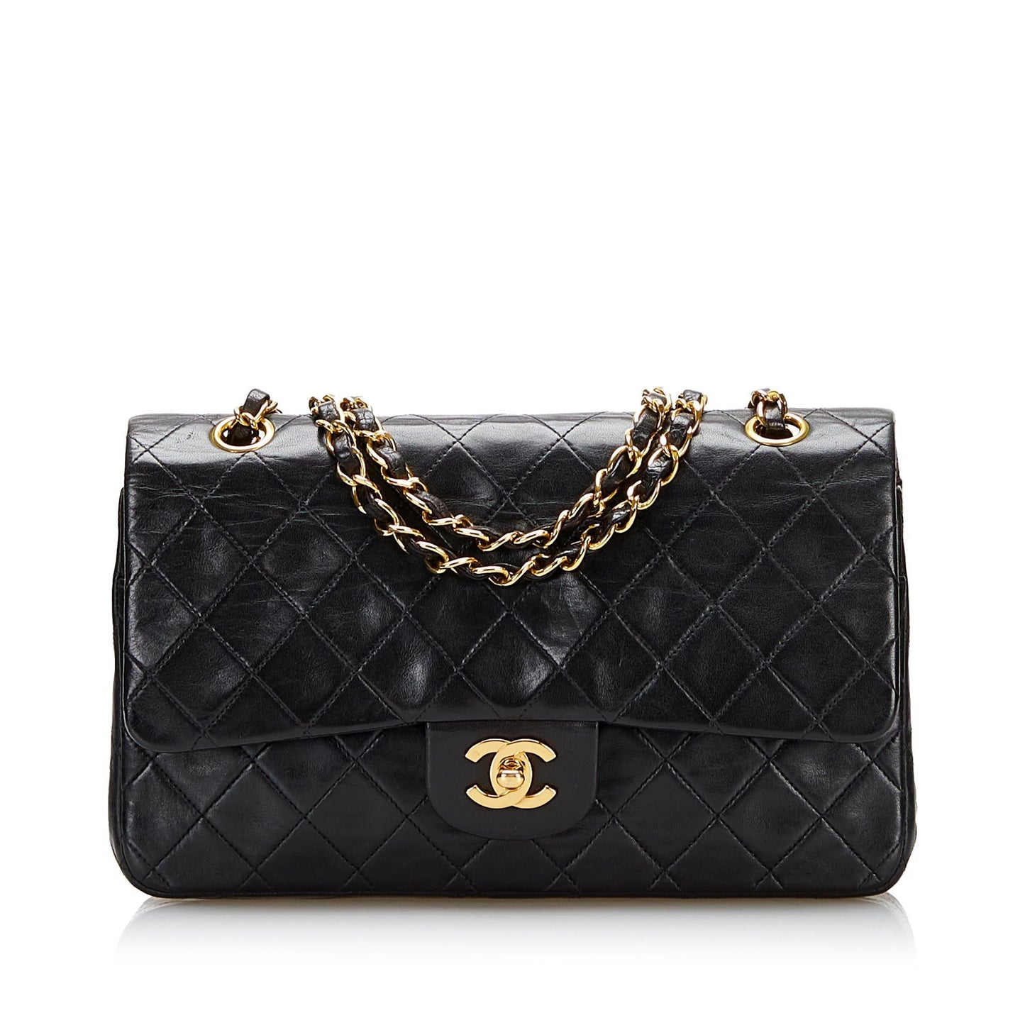 Chanel Classic Lambskin Double Flap SHG Handbag 4