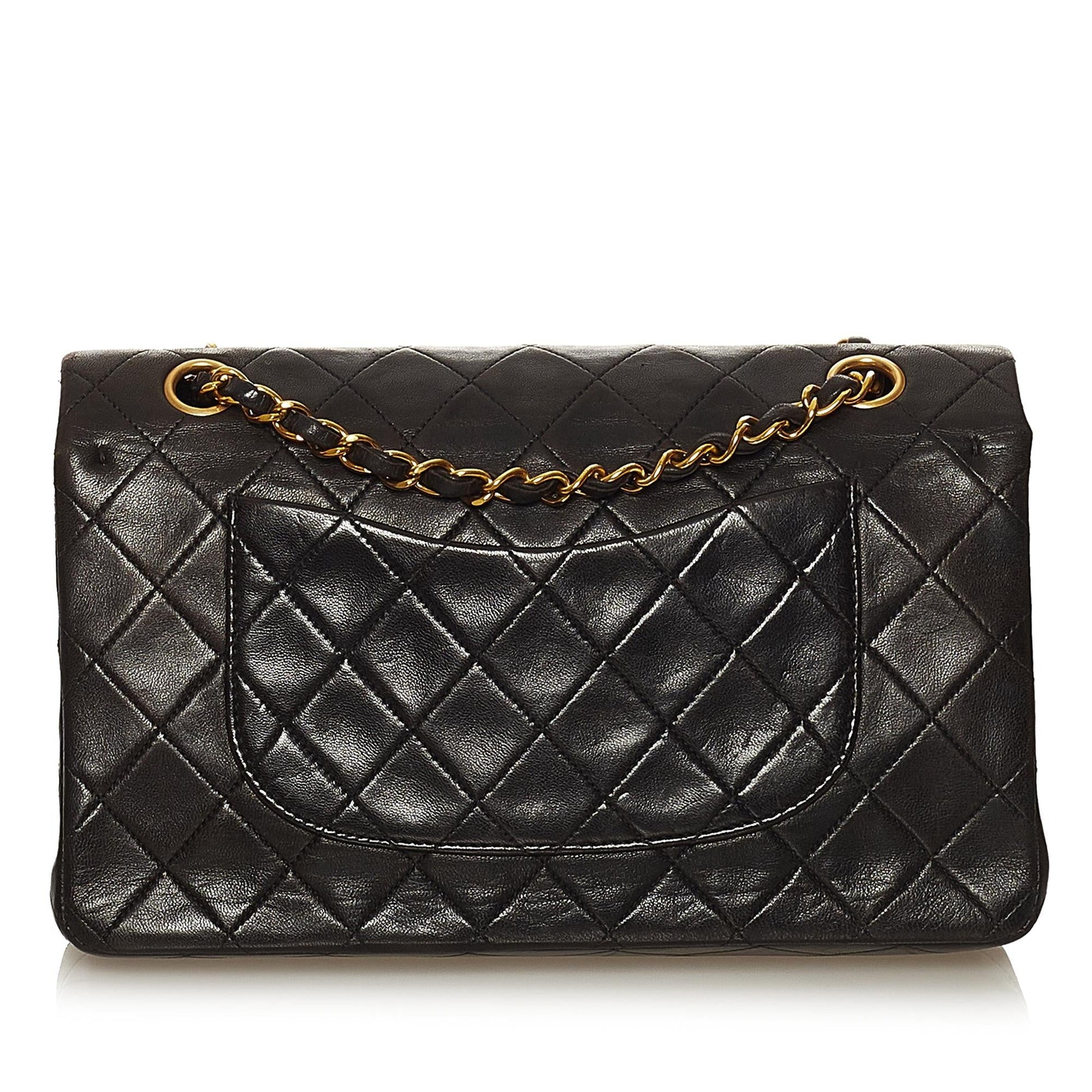 Chanel Classic Lambskin Double Flap SHG Handbag 7