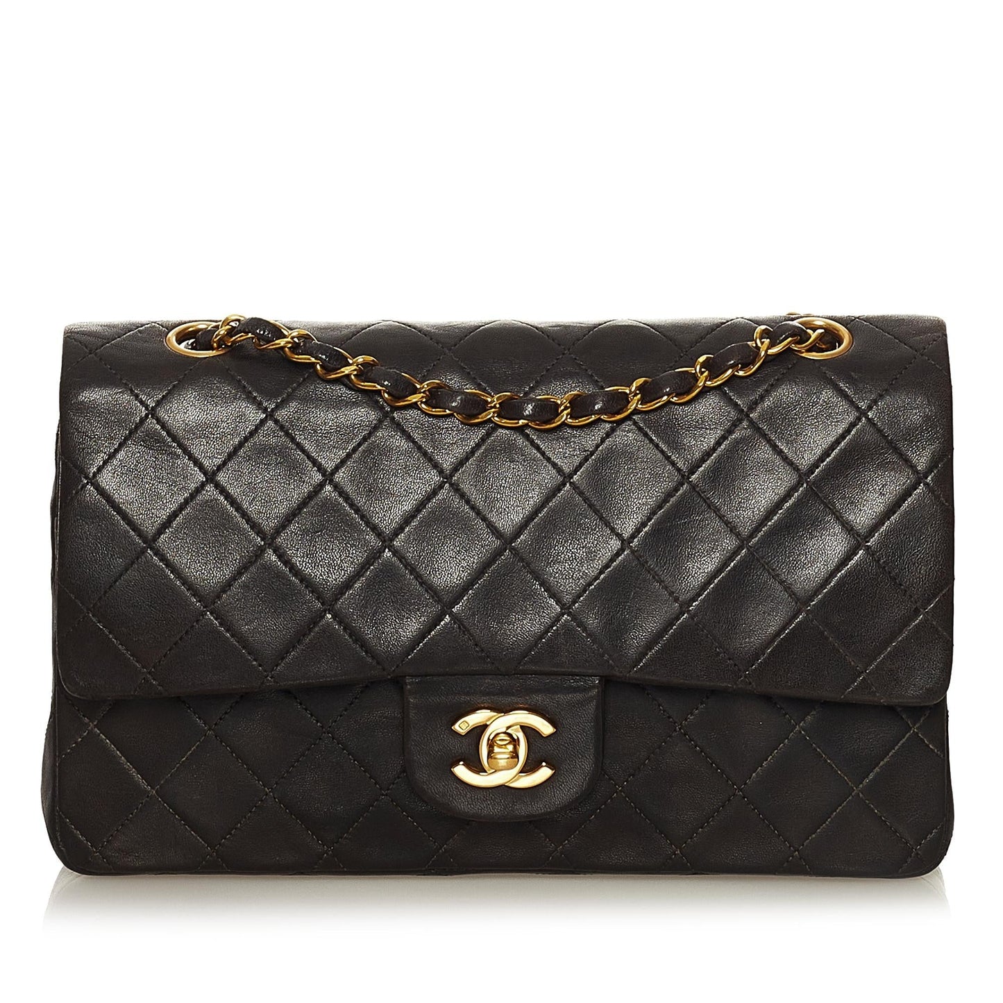 Chanel Classic Lambskin Double Flap SHG Handbag 7