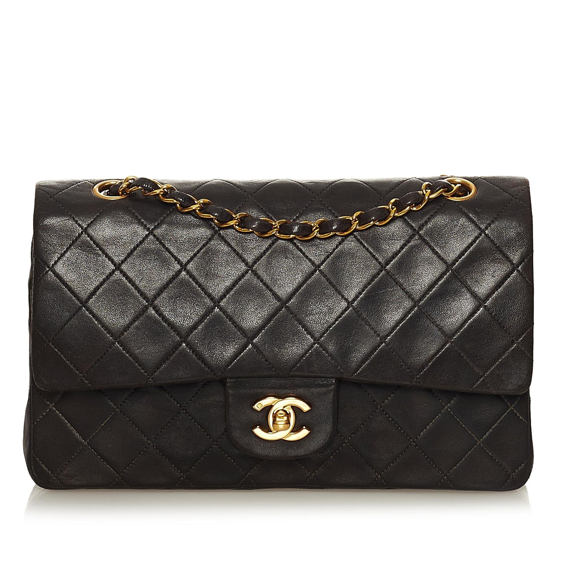 Chanel Classic Lambskin Double Flap SHG Handbag 7