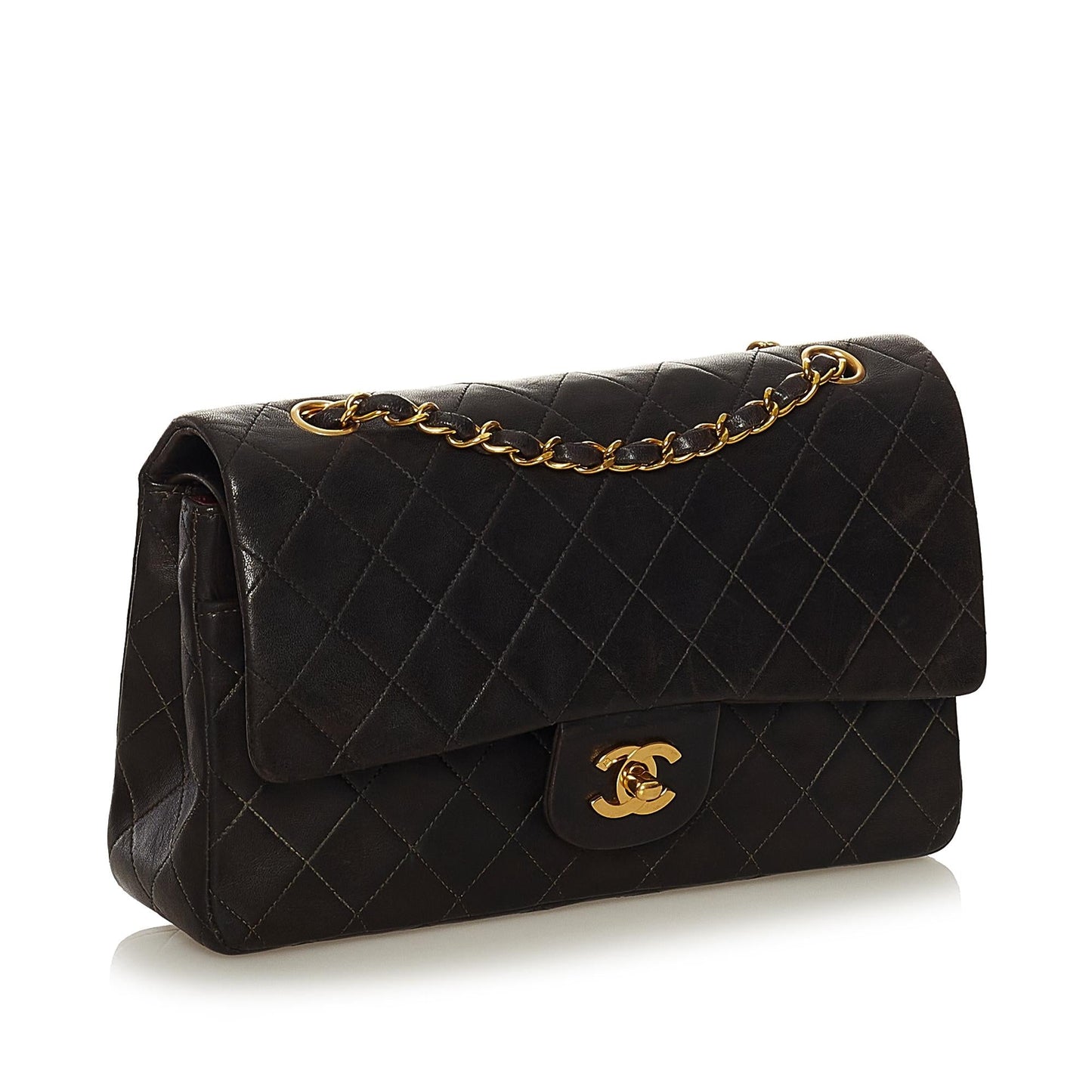 Chanel Classic Lambskin Double Flap SHG Handbag 7