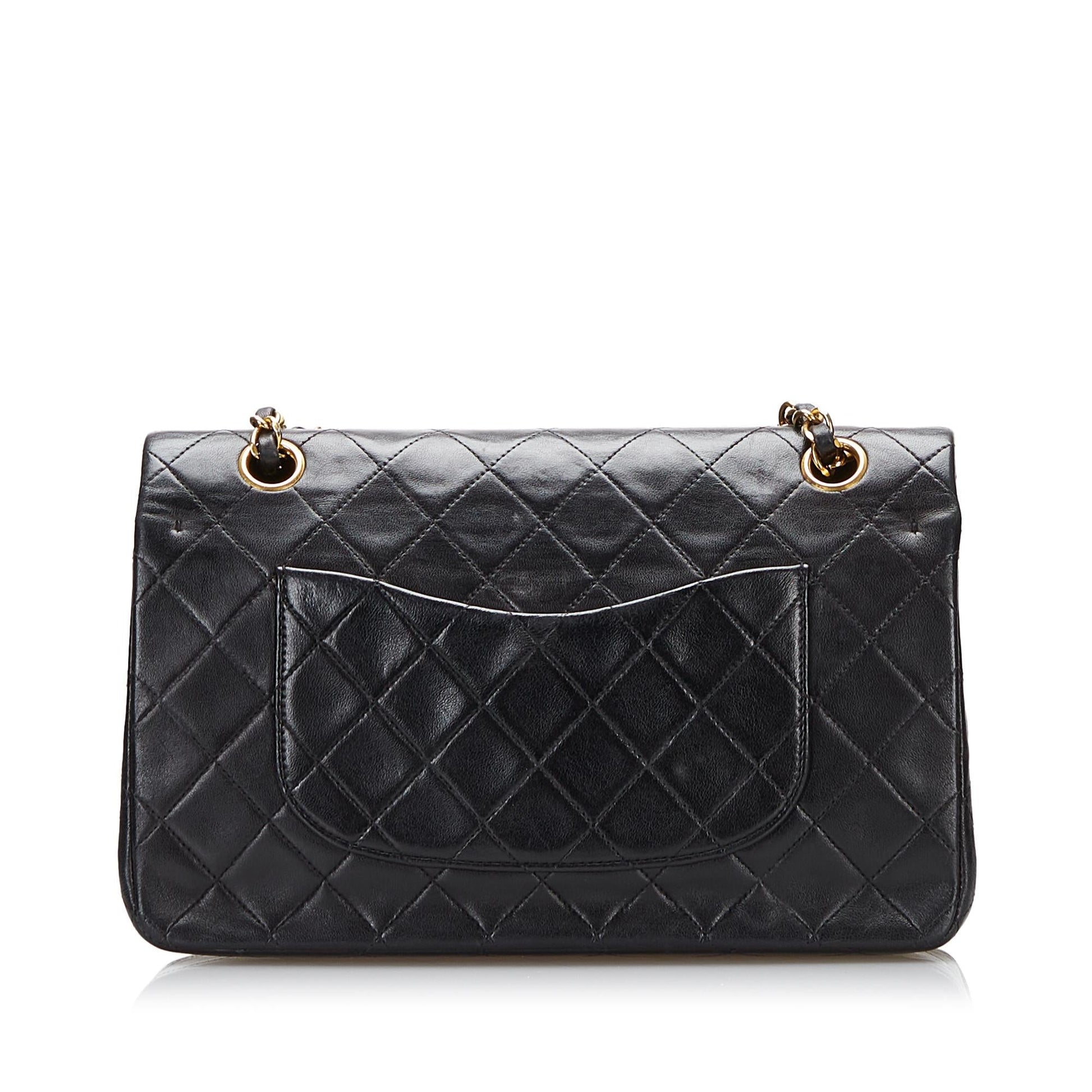 Chanel Classic Lambskin Double Flap SHG Handbag 6