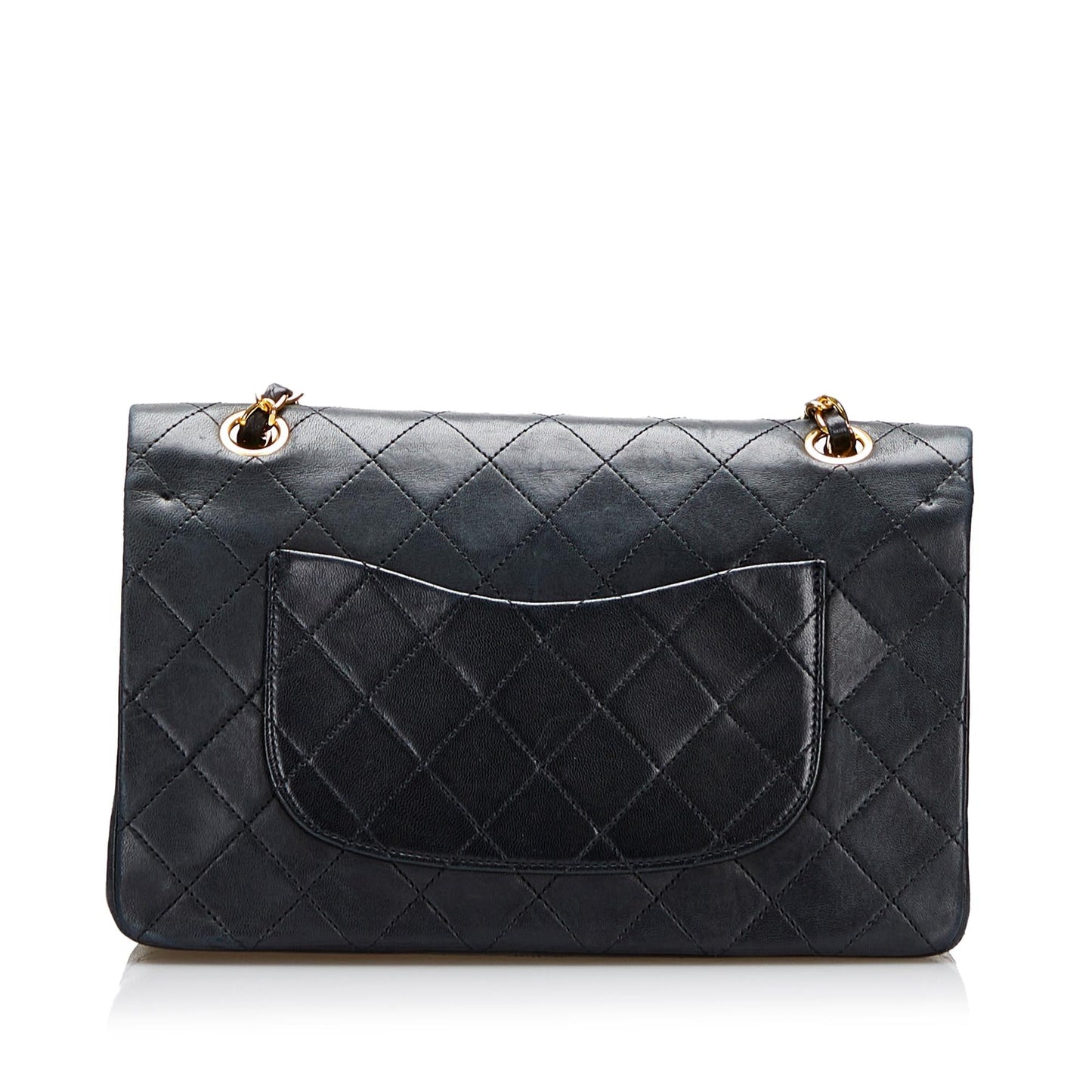 Chanel Classic Lambskin Double Flap SHG Handbag 8