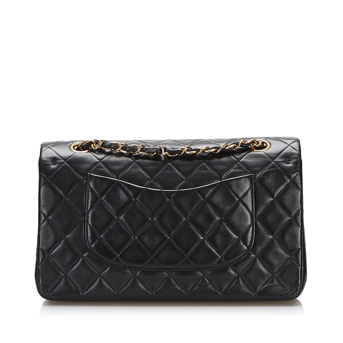 Chanel Classic Lambskin Double Flap SHG Handbag 10