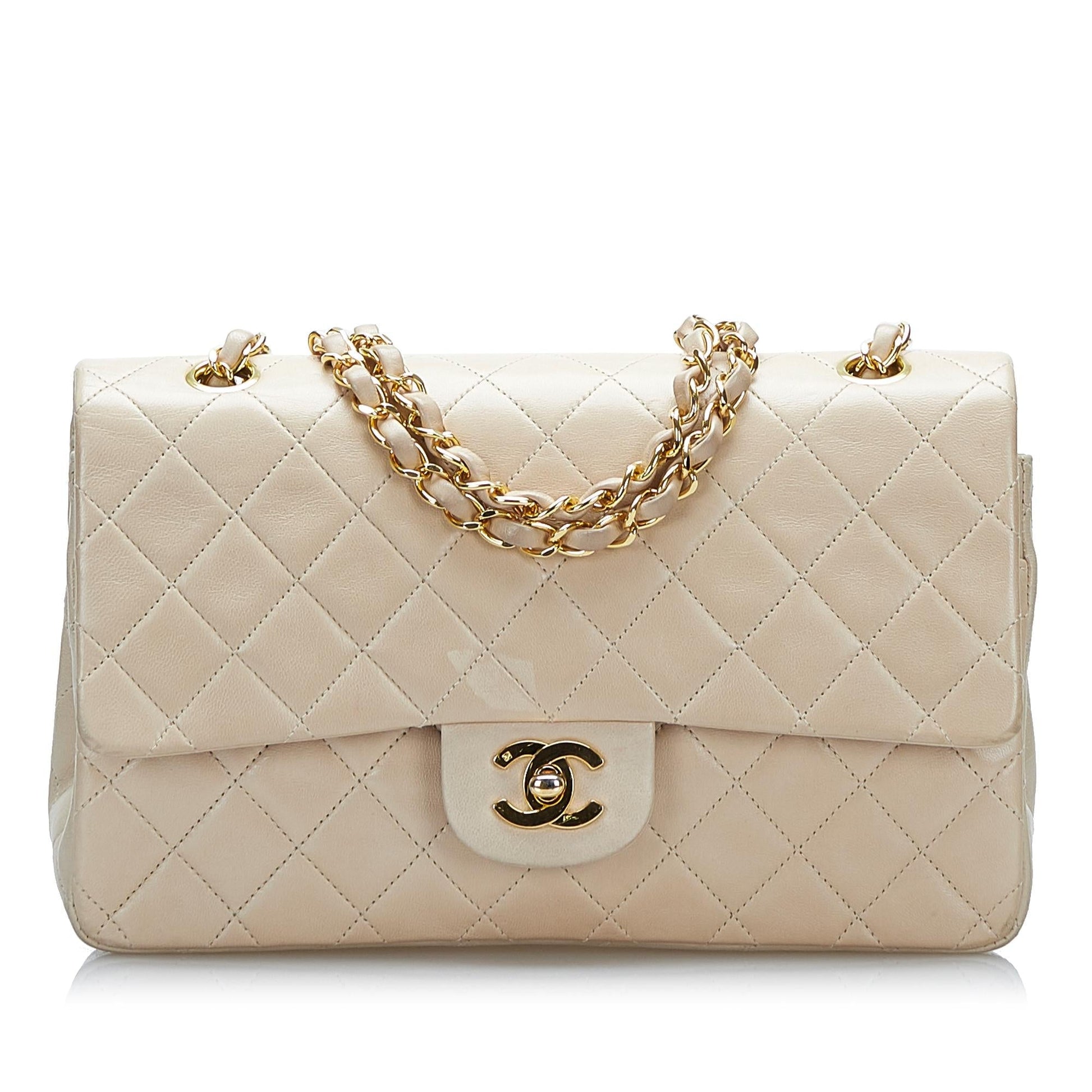 Chanel Classic Lambskin Double Flap SHG-YJk0lm Handbag