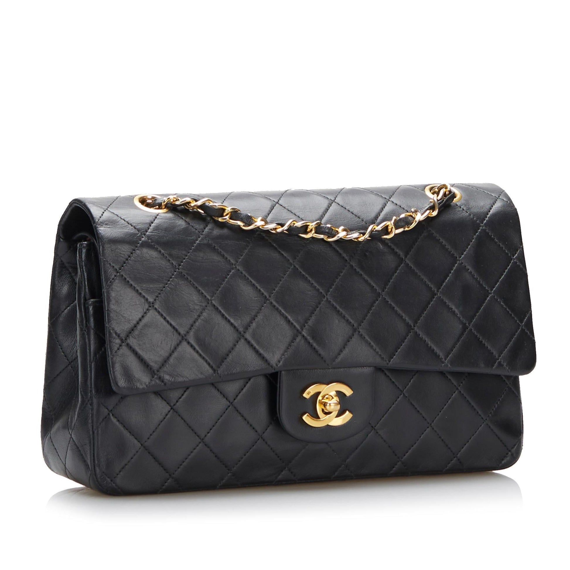 Chanel Classic Lambskin Double Flap SHG-IvJ7at Handbag
