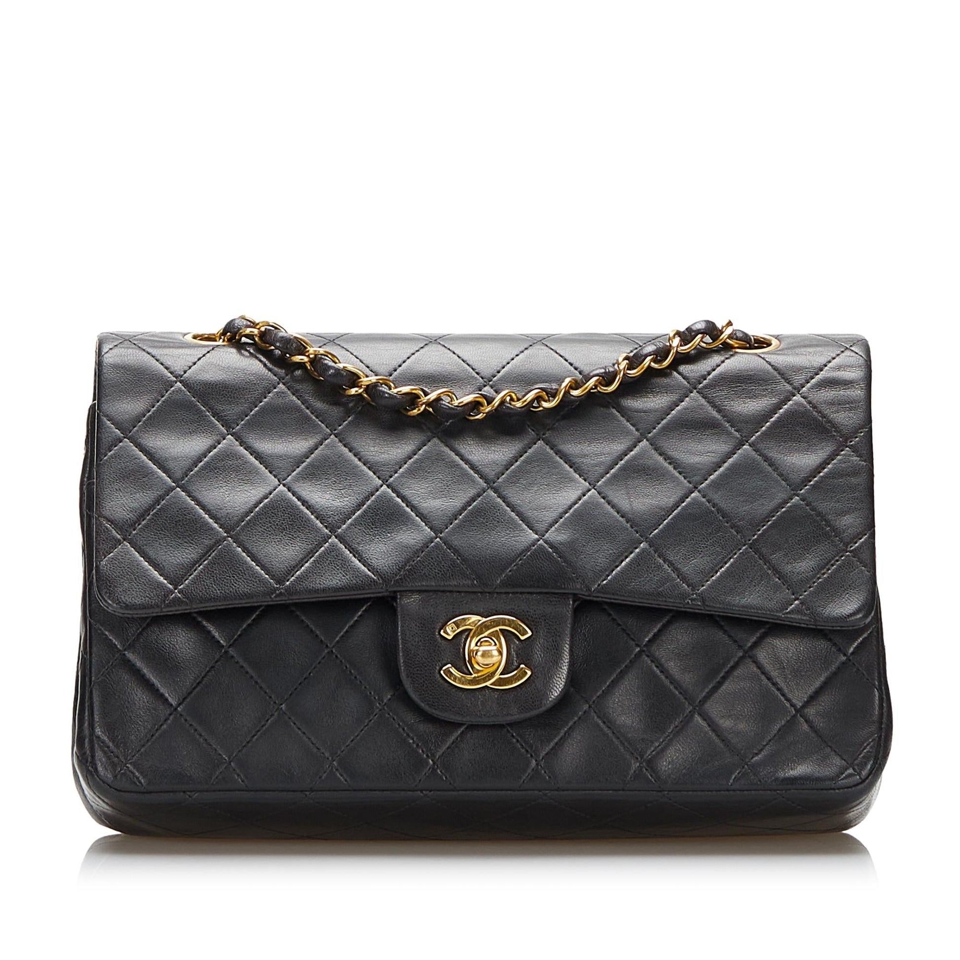 Chanel Classic Lambskin Double Flap SHG-jljyvv Handbag