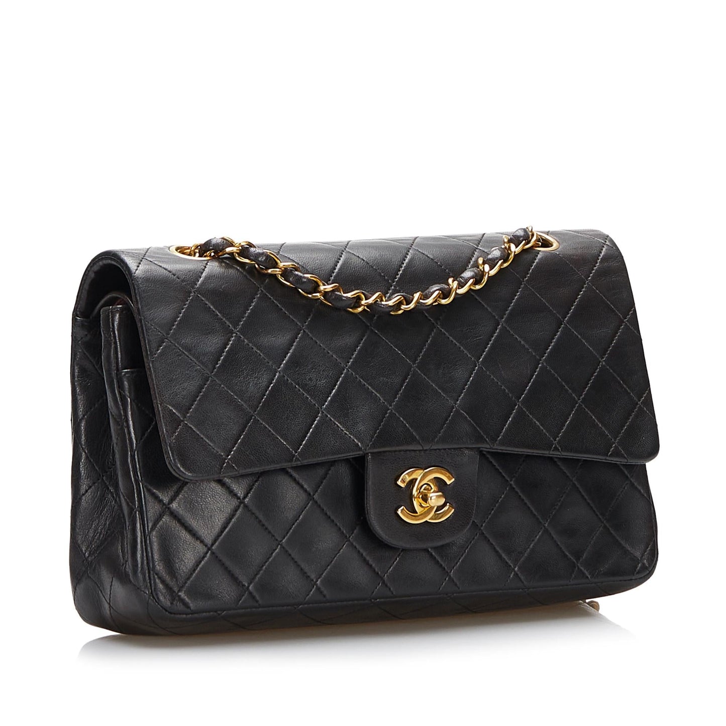 Chanel Classic Lambskin Double Flap SHG-jljyvv Handbag