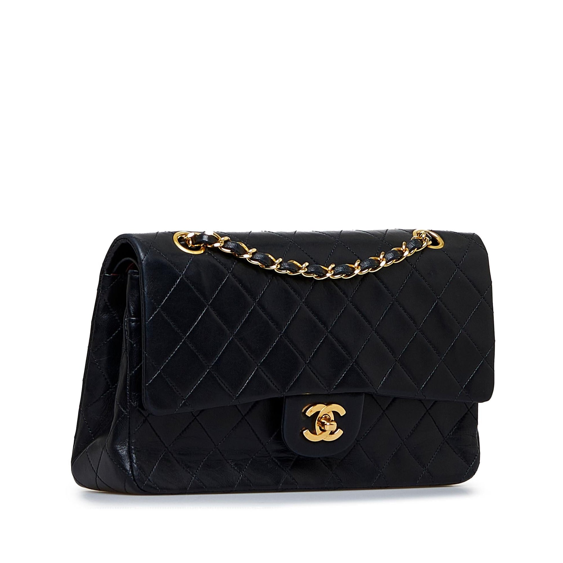 Chanel Classic Lambskin Double Flap SHG-3vAjNA Handbag