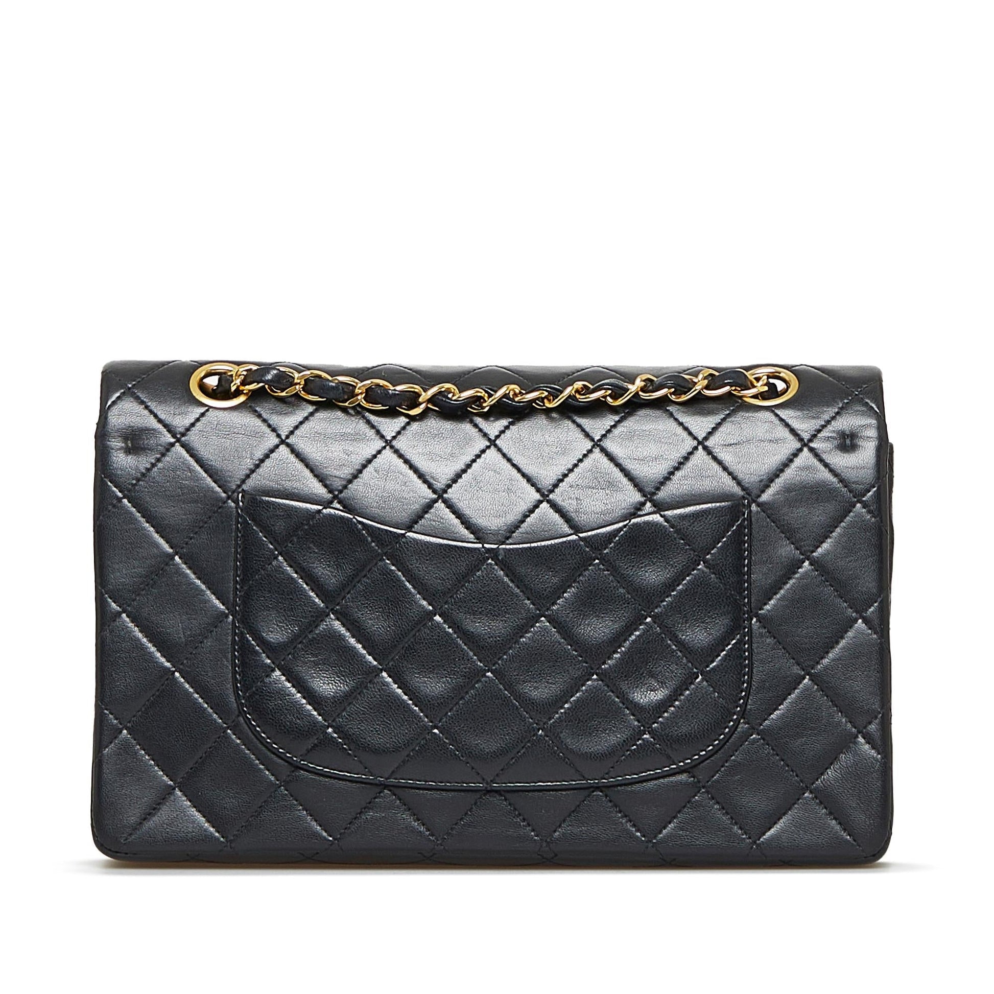 Chanel Classic Lambskin Double Flap SHG-Pl8ClU Handbag
