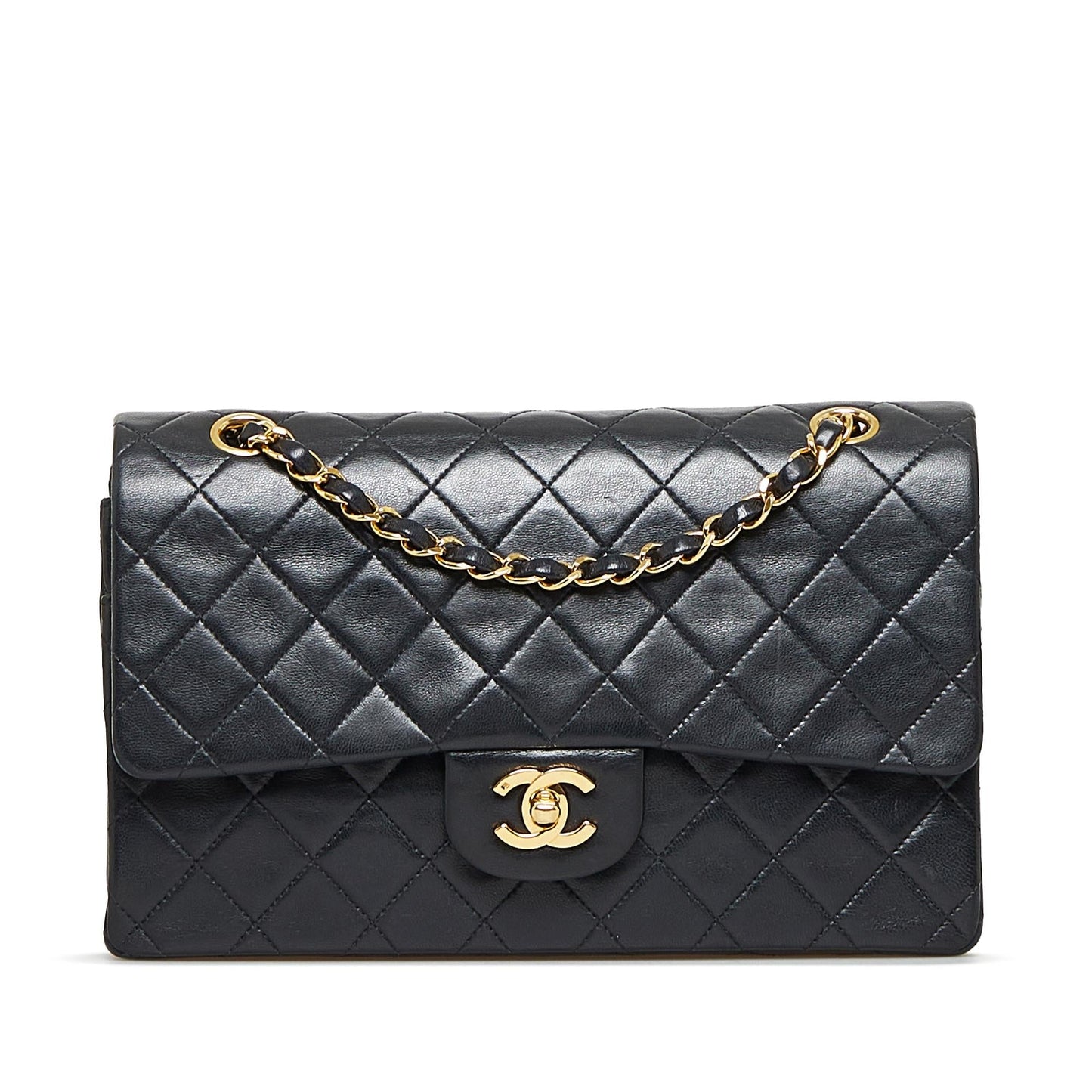 Chanel Classic Lambskin Double Flap SHG-Pl8ClU Handbag