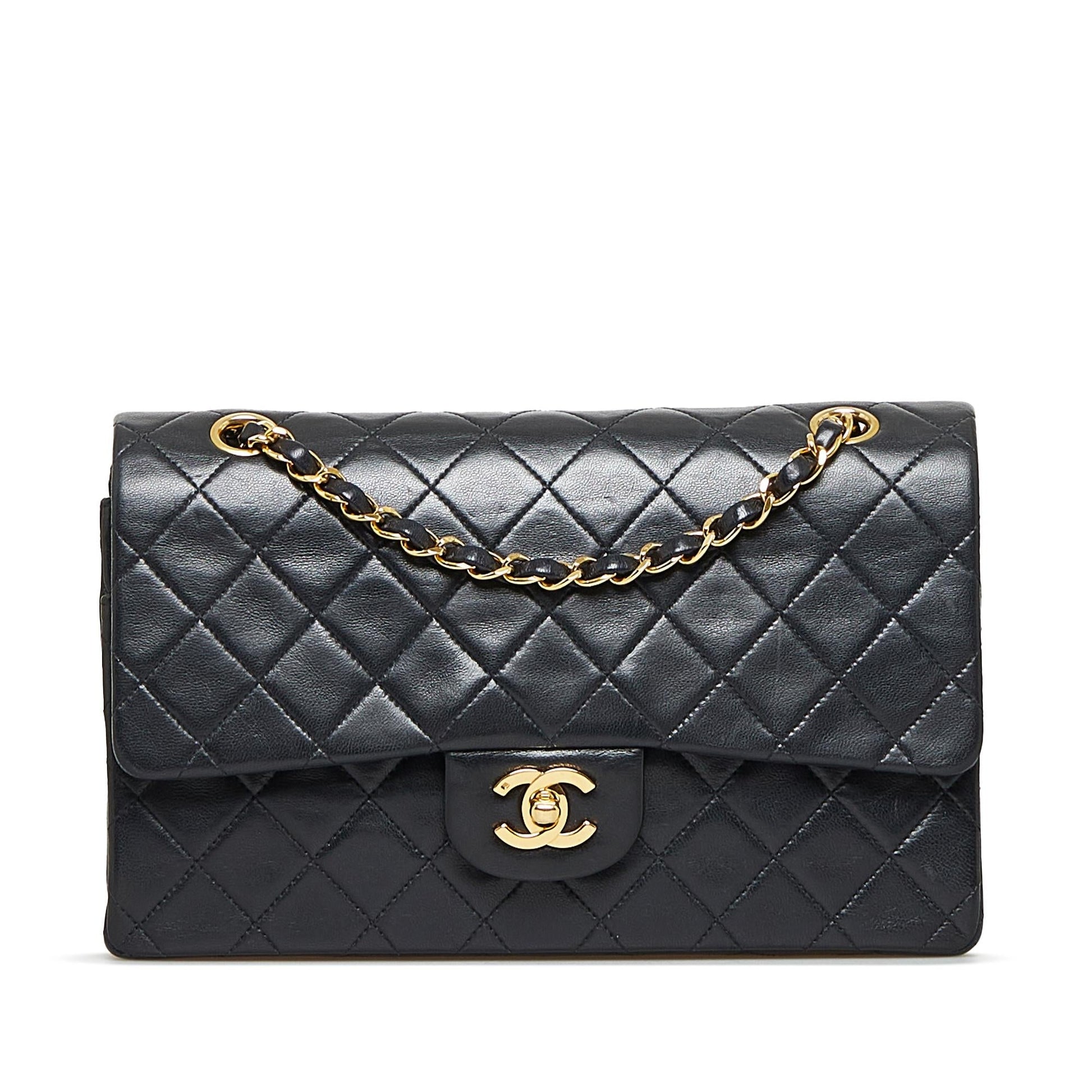 Chanel Classic Lambskin Double Flap SHG-Pl8ClU Handbag