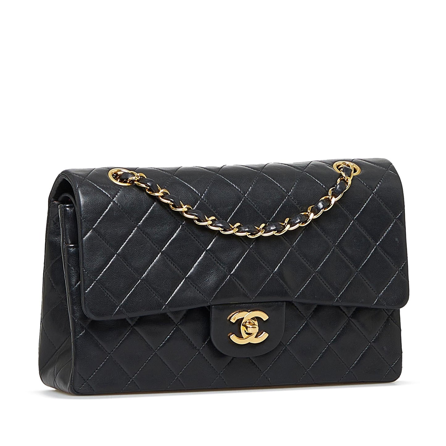 Chanel Classic Lambskin Double Flap SHG-Pl8ClU Handbag