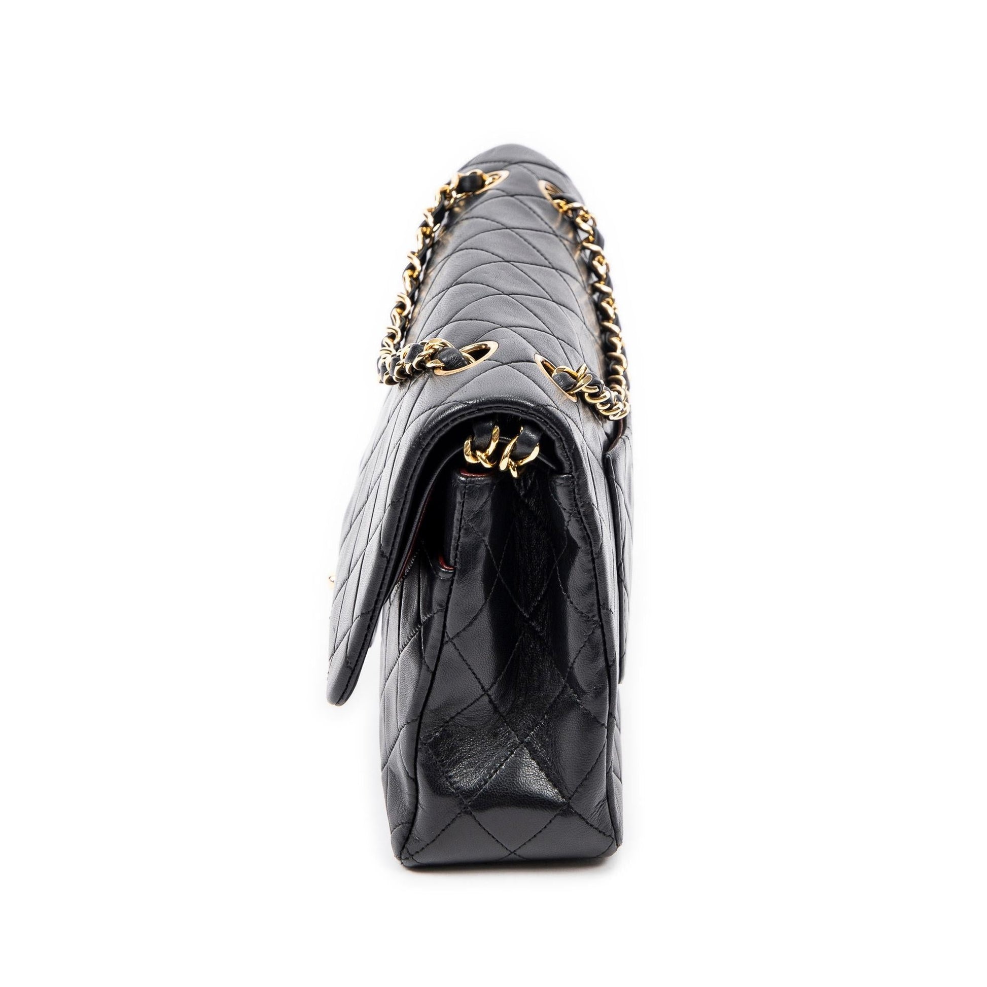 Chanel Classic Lambskin Double Flap SHG-lRIbs9 Handbag