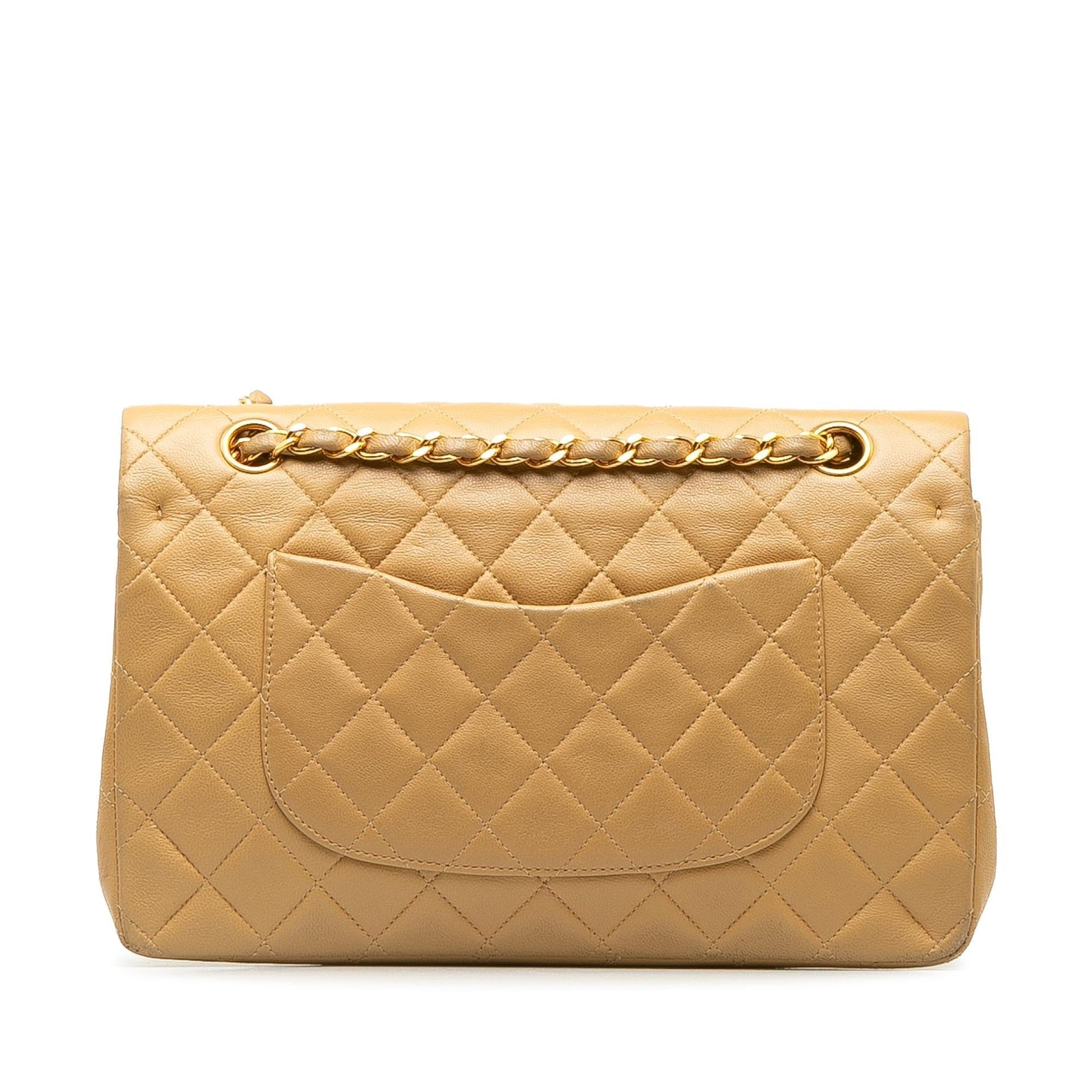 Chanel Medium Classic Lambskin Double Flap (Shg-Fttjy2) Bag