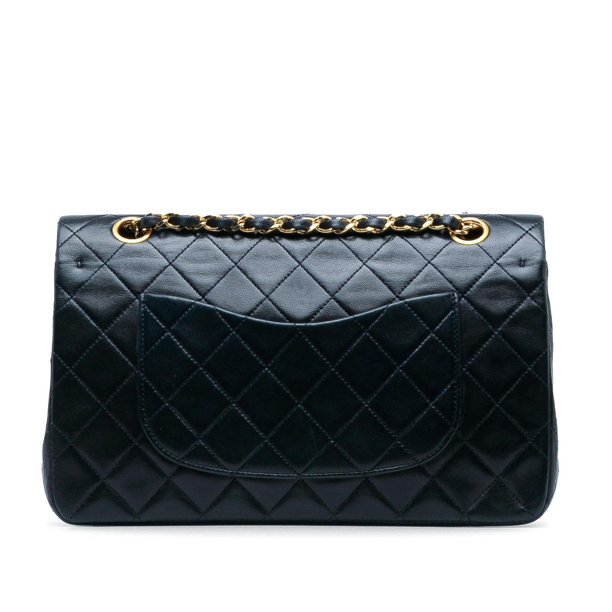 Chanel Medium Classic Lambskin Double Flap (SHG-98UYIH)