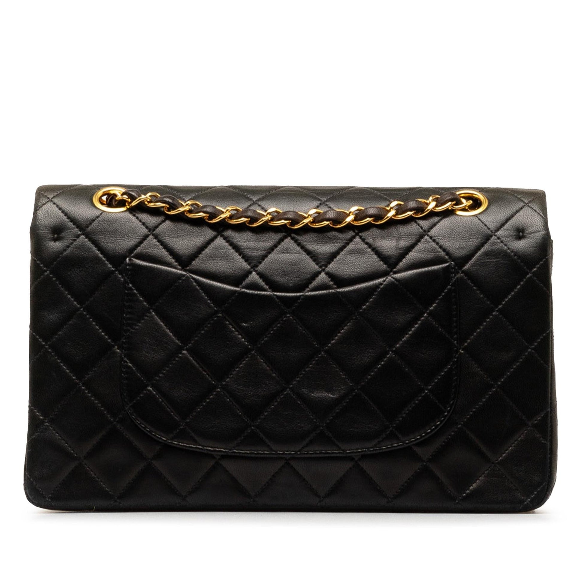 Chanel Medium Classic Lambskin Double Flap (Shg-Ihtqbt) Bag