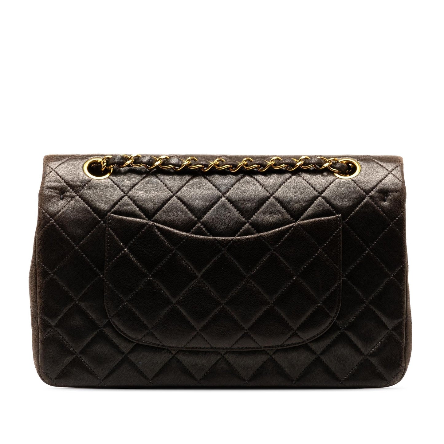 Chanel Medium Classic Lambskin Double Flap (Shg-Xchk0A) Bag