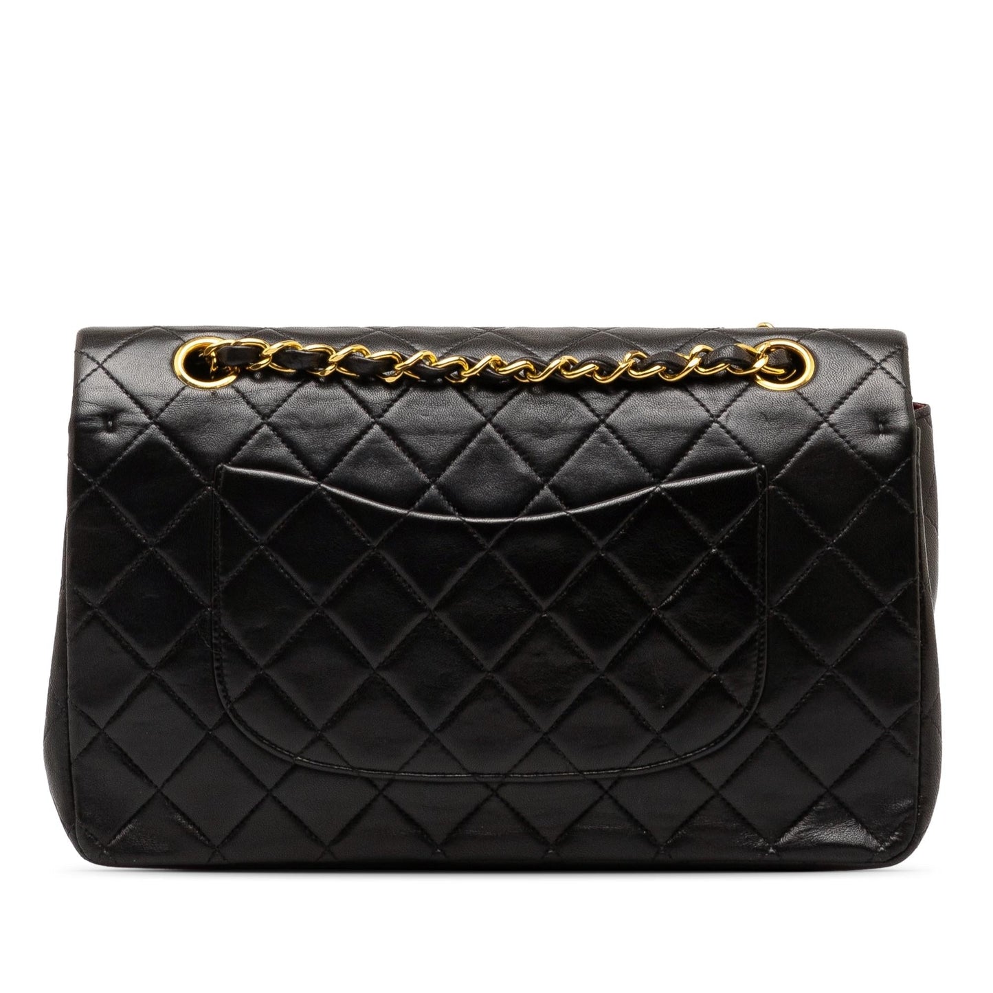 Chanel Medium Classic Lambskin Double Flap (Shg-9Q5Whq) Bag