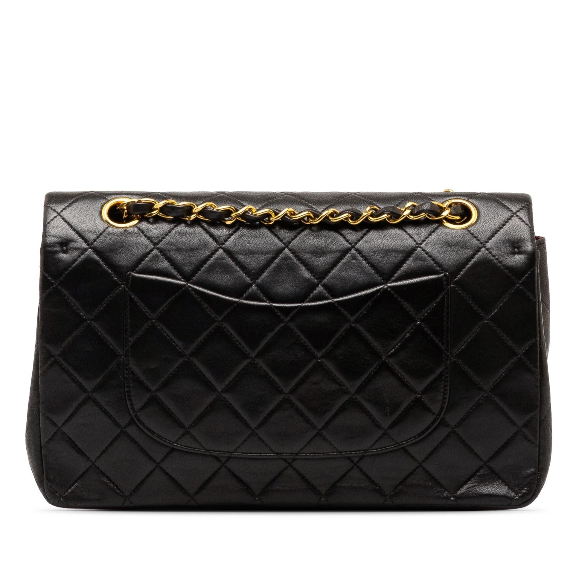 Chanel Medium Classic Lambskin Double Flap (Shg-9Q5Whq) Bag