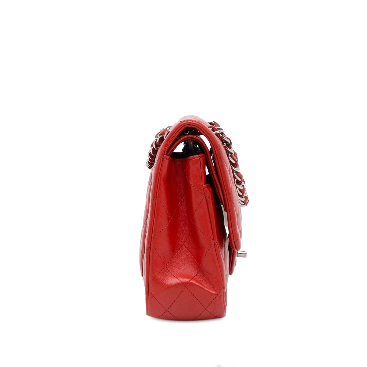 Chanel Medium Classic Lambskin Double Flap (Shg-6E5Ldw) Bag